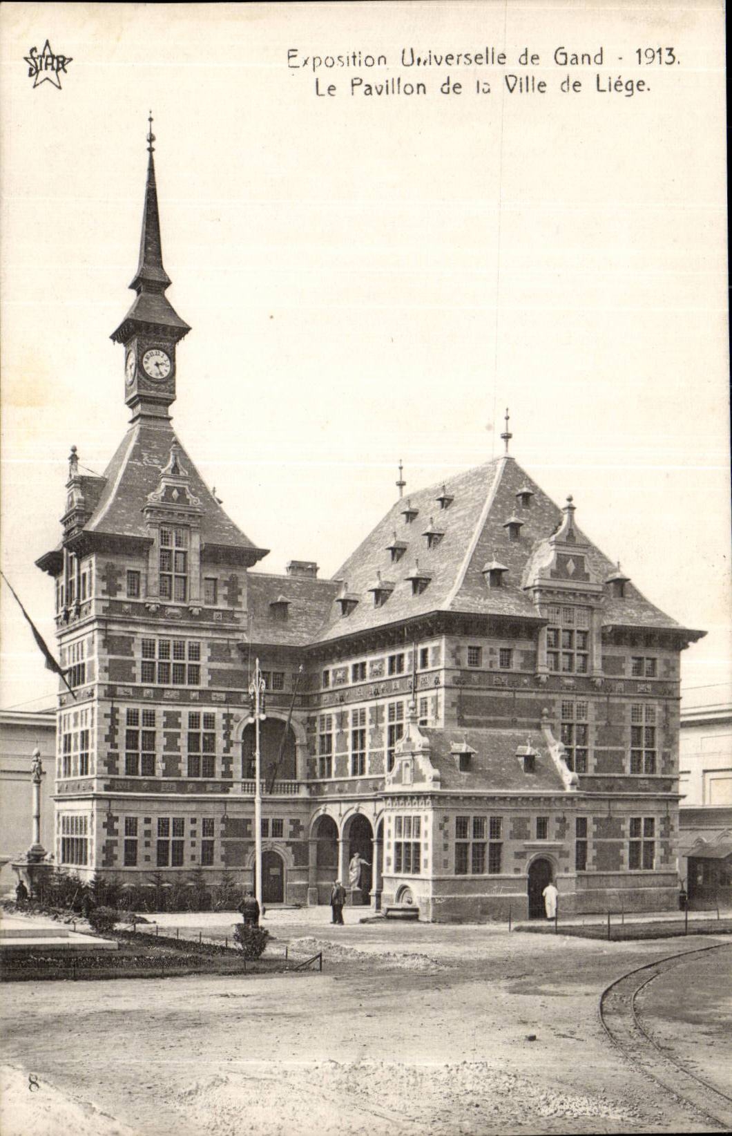 Fair Universalitat von Ghent-Ghent-Belgium-Belgium-1913 das Haus der Stadt von Luttich - CPA