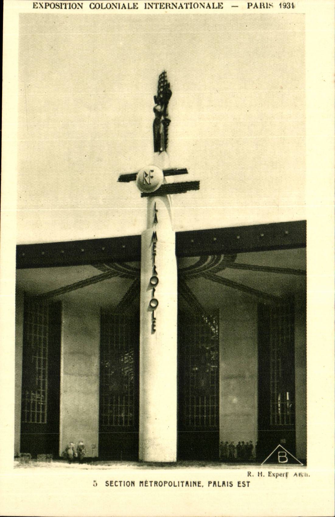 Paris-France-Exposition Coloniale Internationale-1931- Section Metropolitaine-Palais Est-CPA