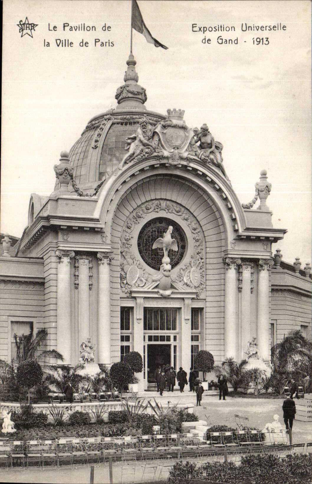 Exposition Universelle de Gand-Ghent-Belgique-Belgium-1913-Le Pavillion de la Ville de Paris-CPA