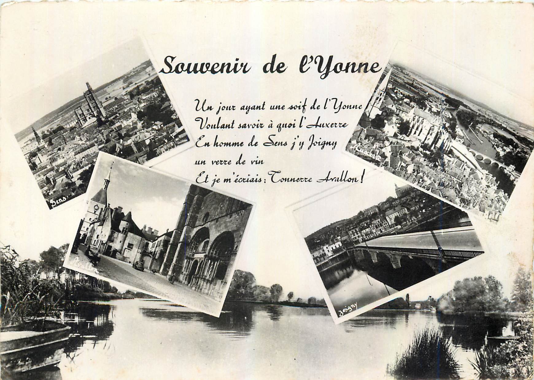 CPM Souvenir de l'Yonne 