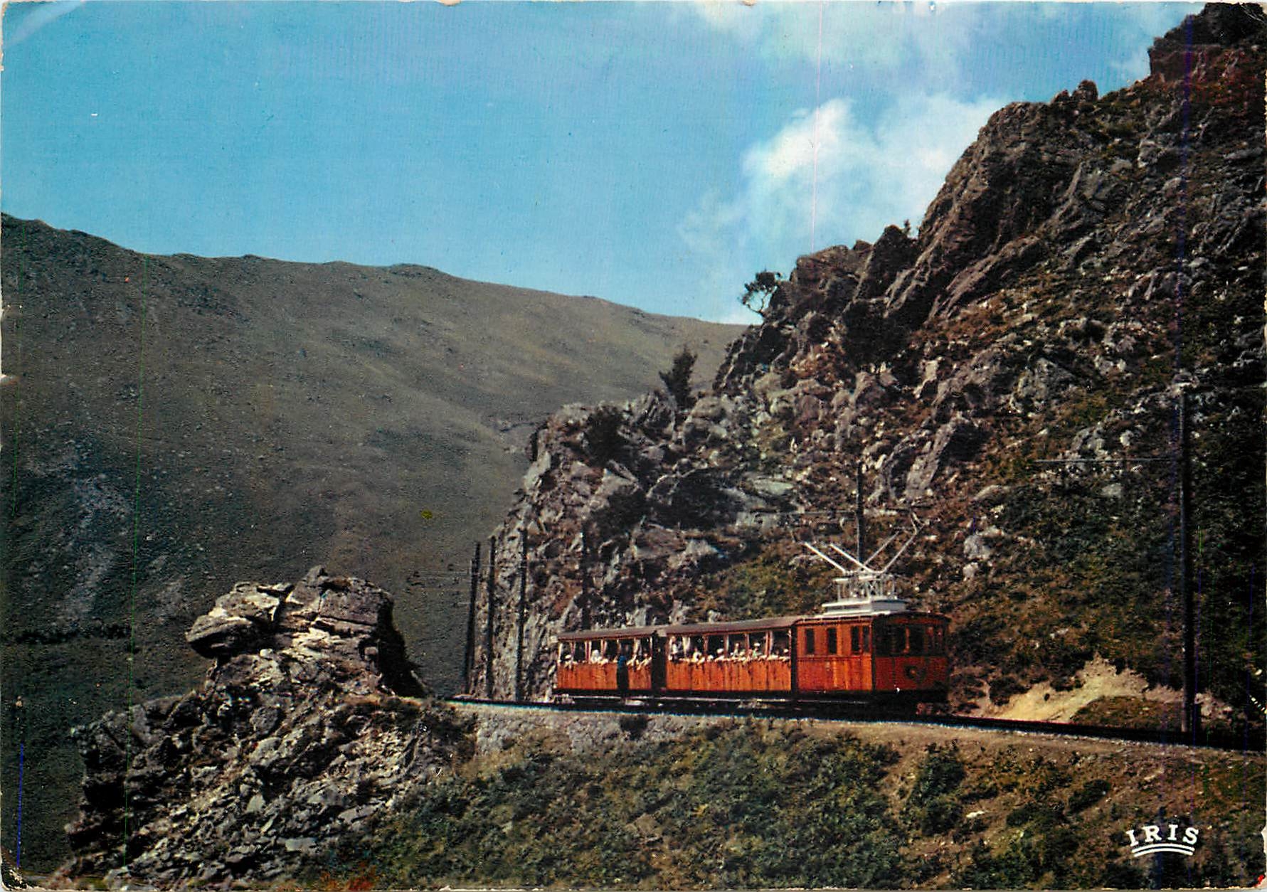 CPM La Rhune La Breche Funiculaire Train