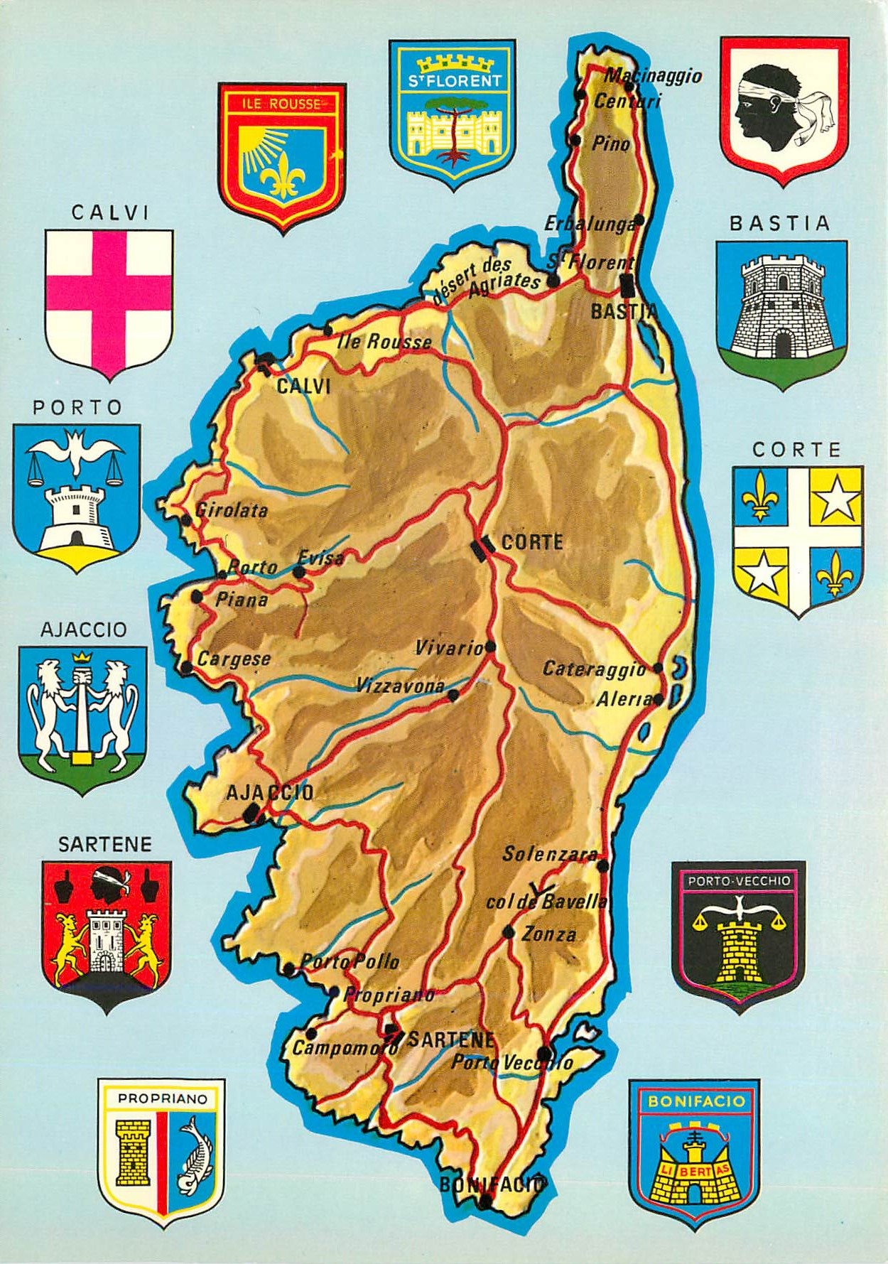 CPM Corse Ile d'Amour Souvenir