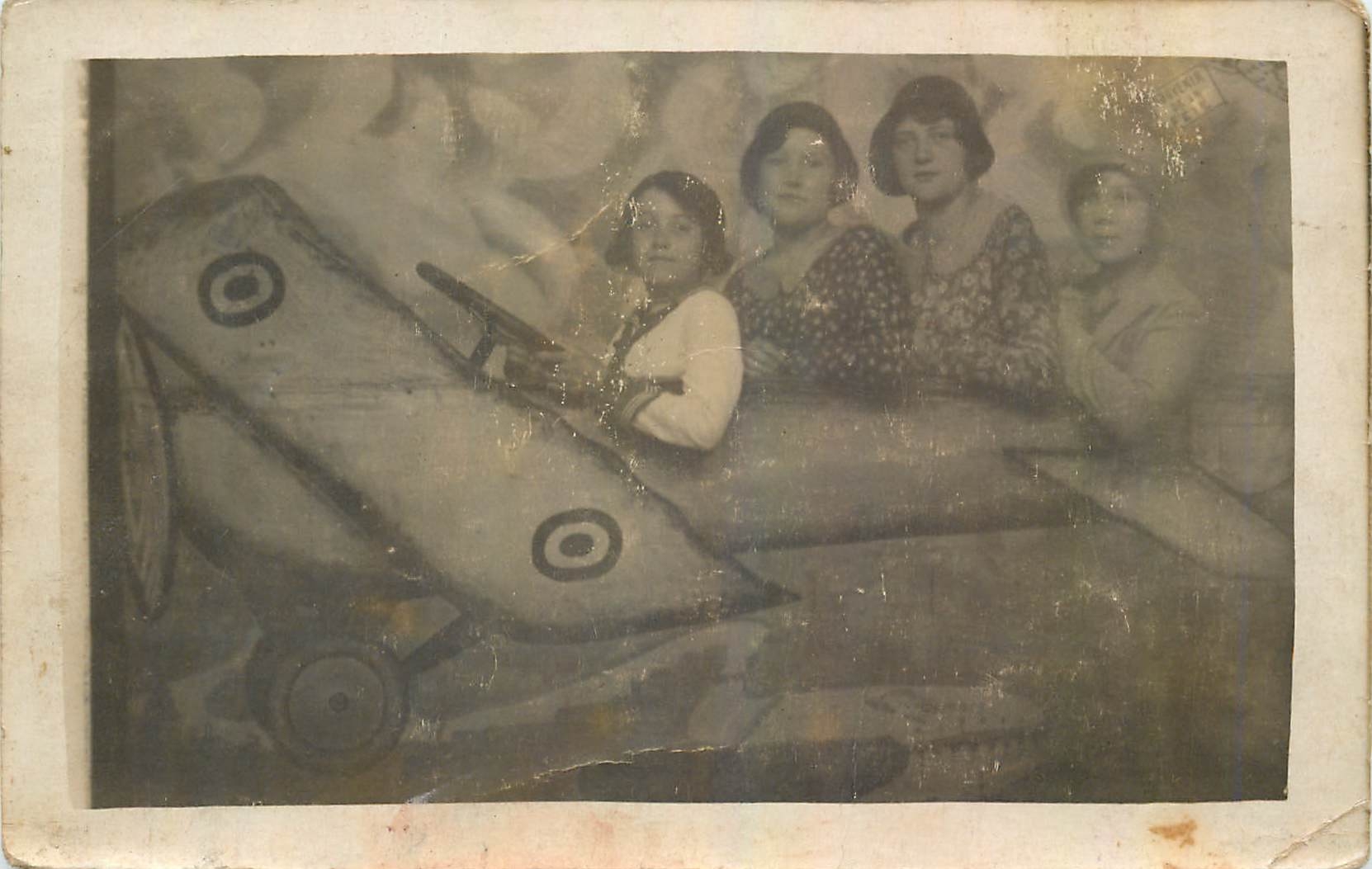 CARTE PHOTO Enfant Avion Aviation