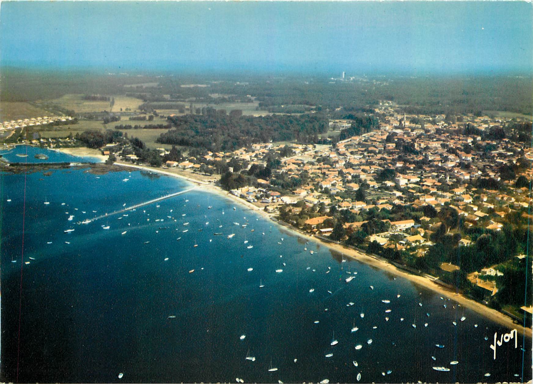 CPM Couleurs et Lumiere de France Bassin d'Arcachon Ares (Gironde) Vue generale
