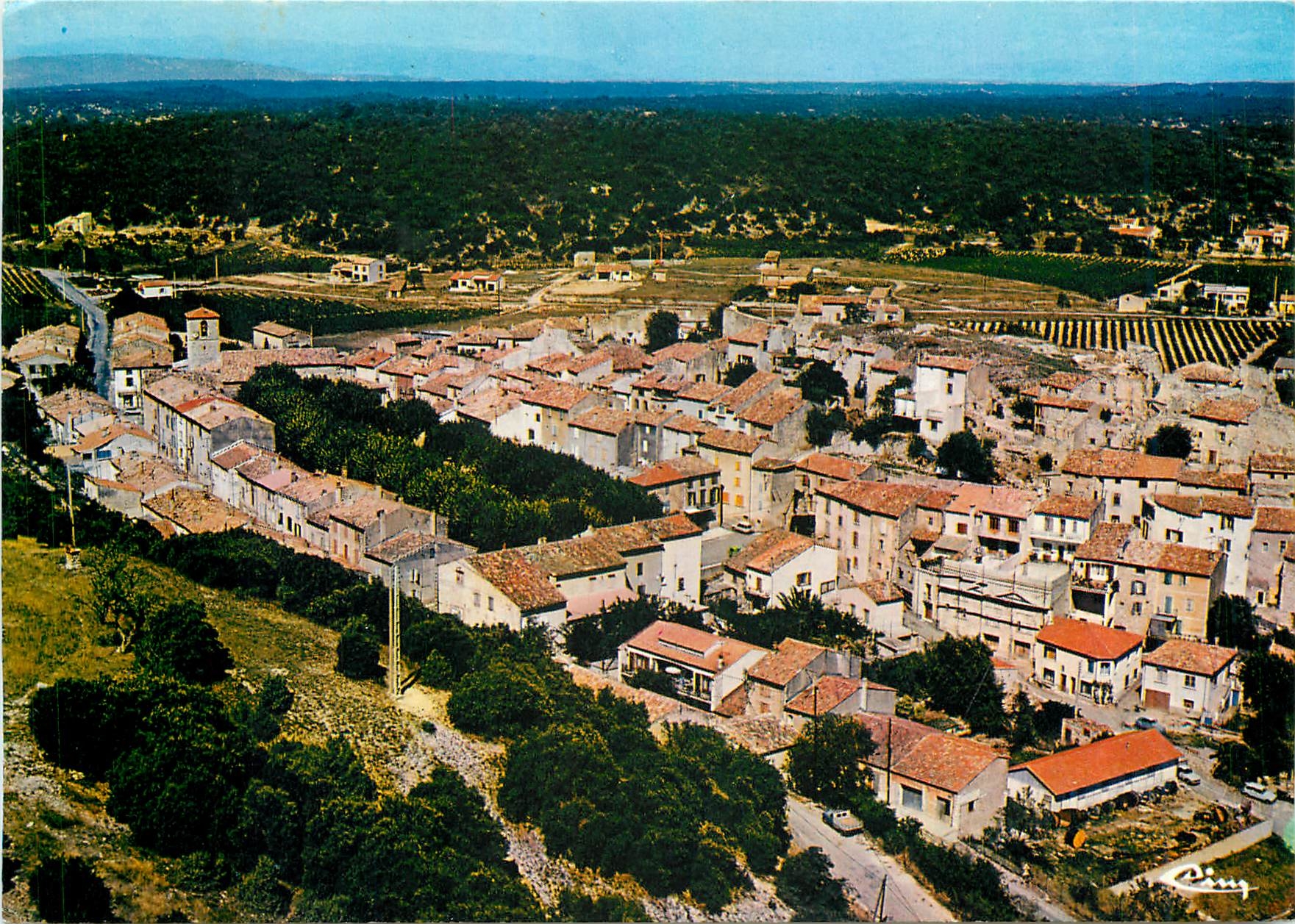 CPM Ginasservis (Var) Vue generale aerienne
