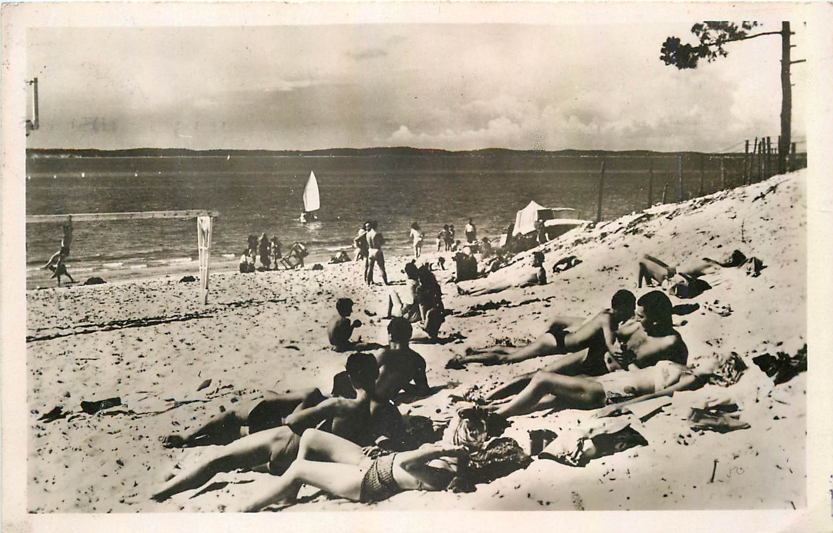CPM Arcachon (Gironde) la plage
