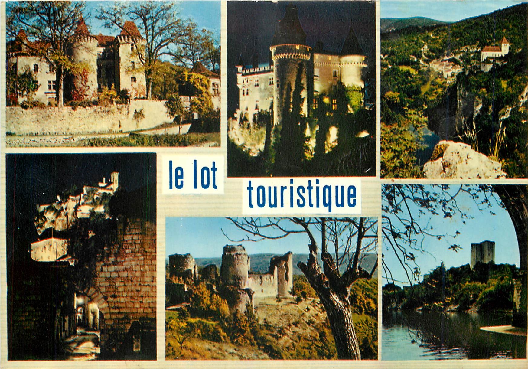 CPM Le Lot Terre des mercveilles Ceint d'Eau Mercues Saint Cirq