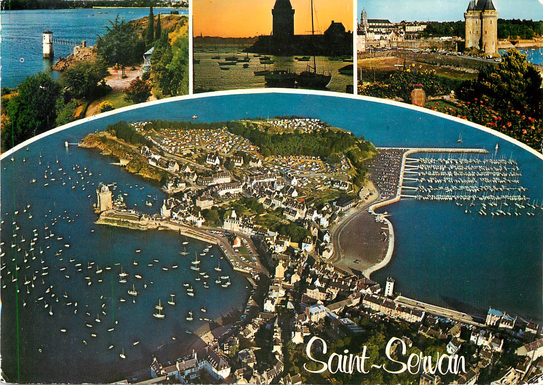 CPM Coulerus de Bretabne La Cote d'Emeraude Saint Servan