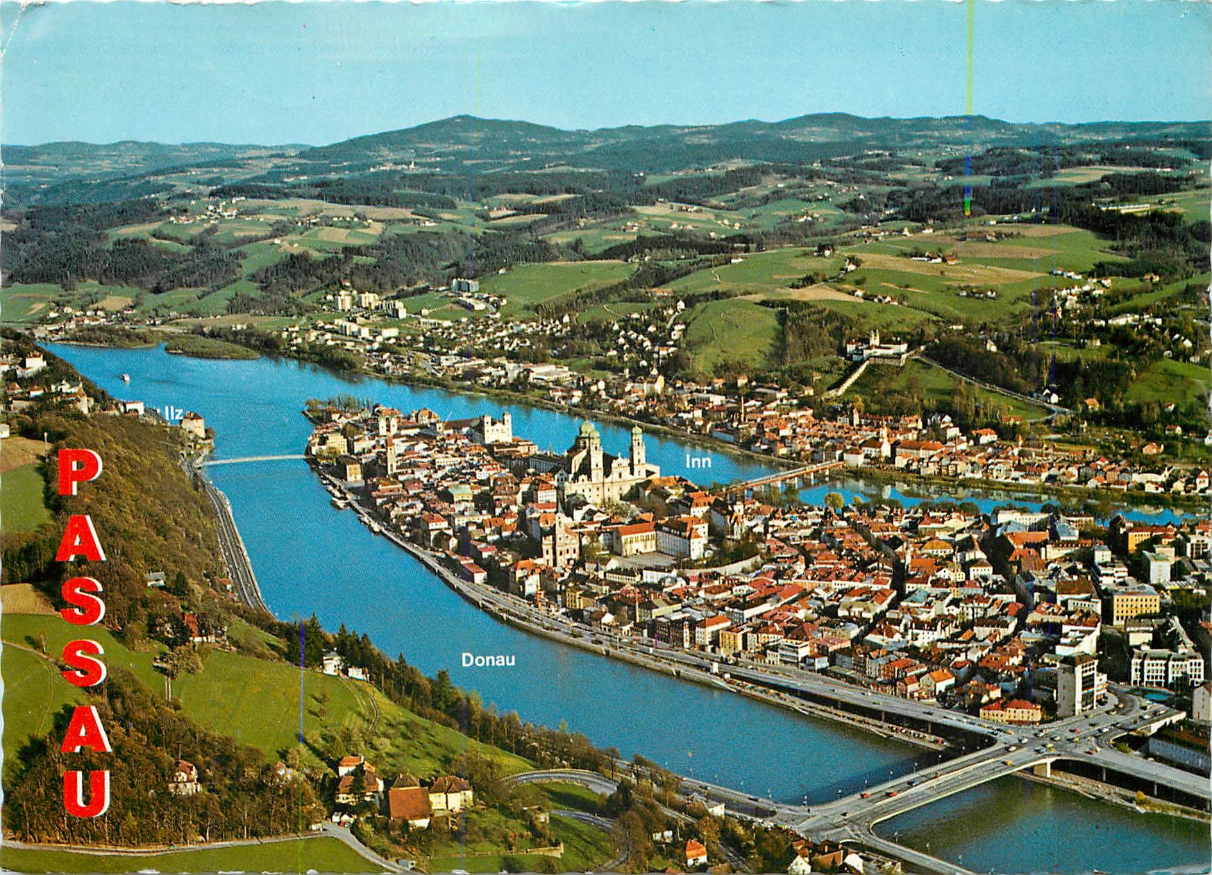 CPM Passau Bayern Die schone Dreiflusse tadt