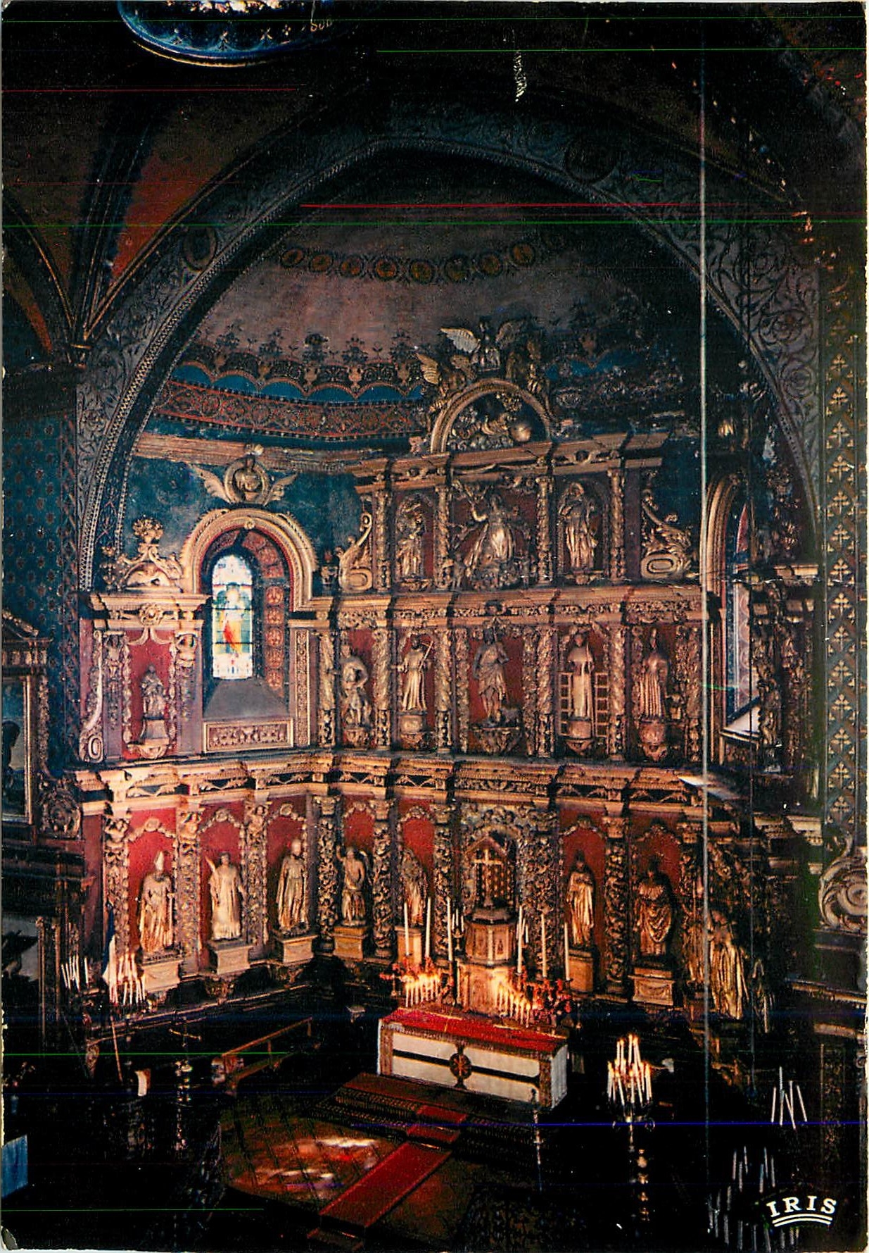CPM Saint Jean de Luz Interieur de l'Eglise ou eut lieu le mariage de Louis XIV et de l'Iniante d'Es