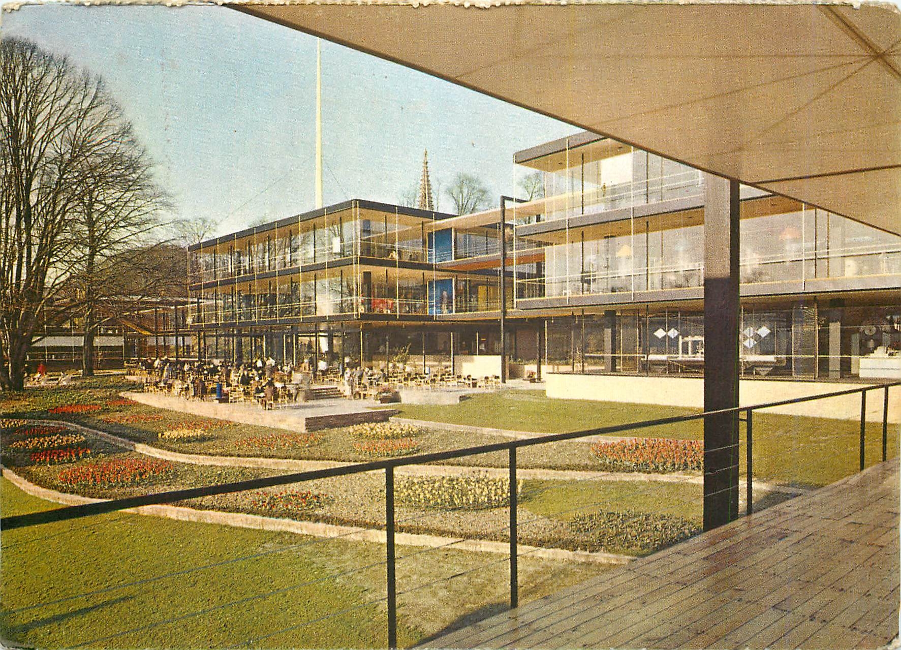 CPM Le pavillon de l'Allemagne Bruxelles 1958