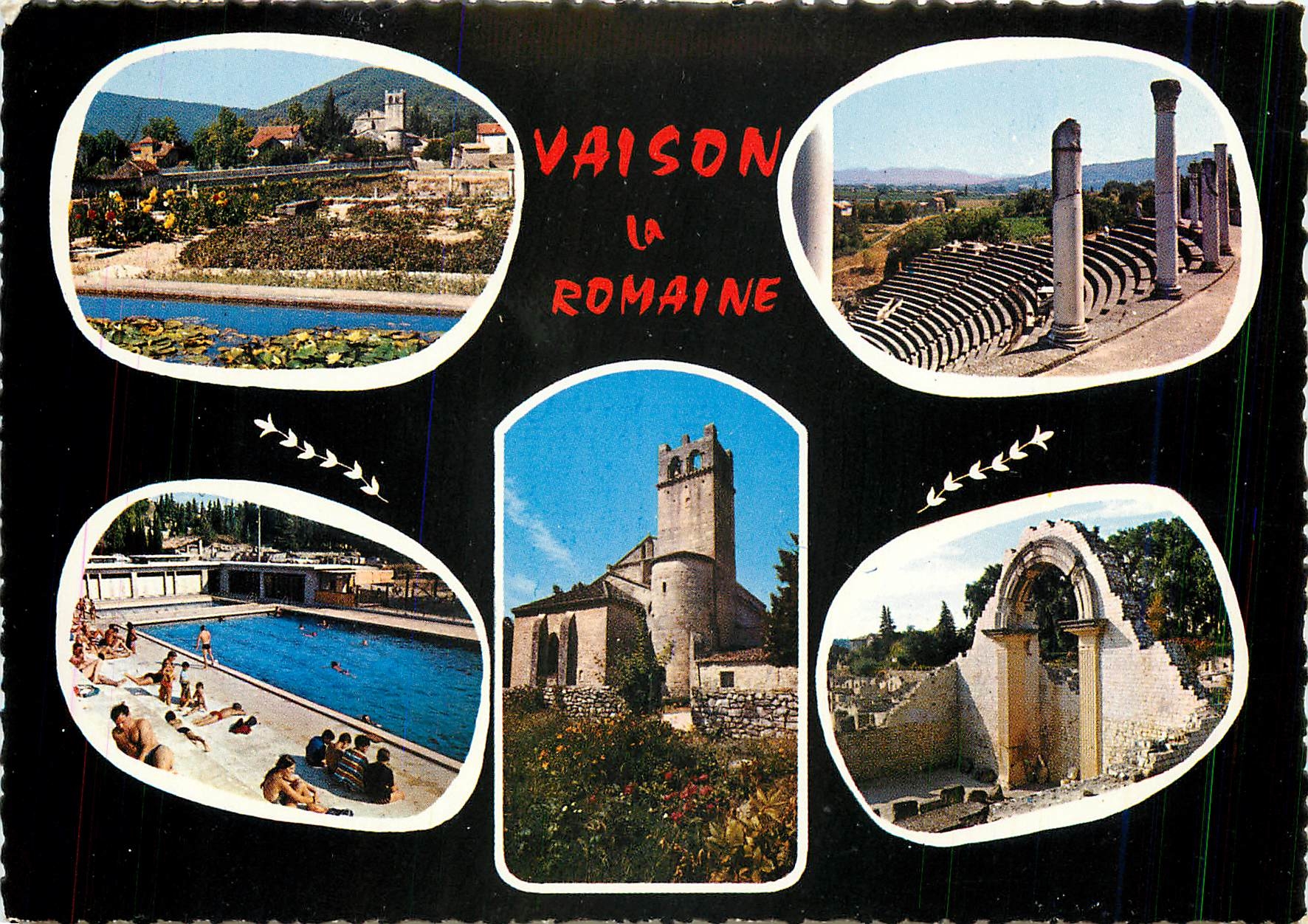 CPM Vaison la Romane (Vaucluse) Les ruines de la cathedrale le Theatre Antique