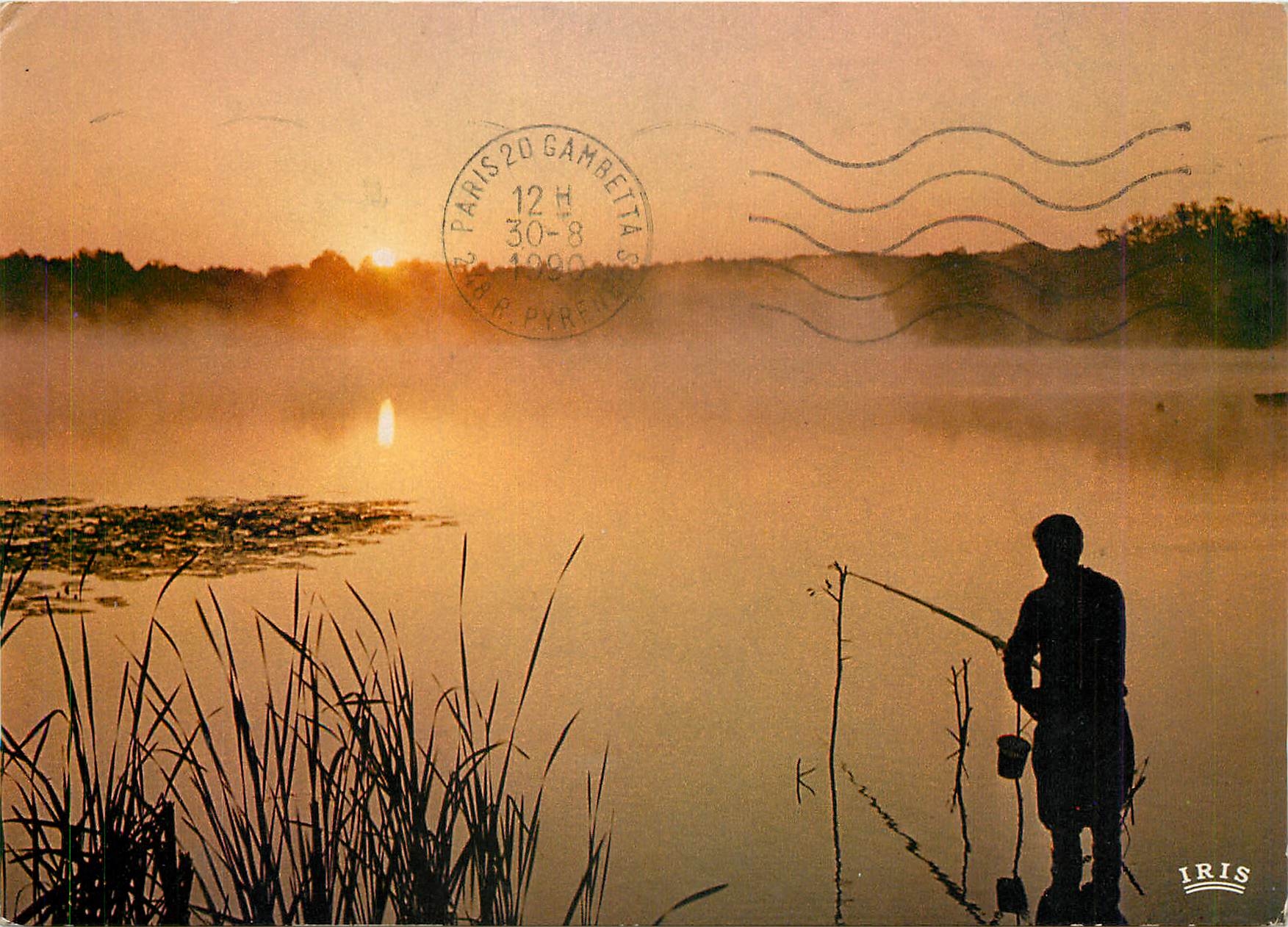 CPM A la recherche du Bonheur Peche