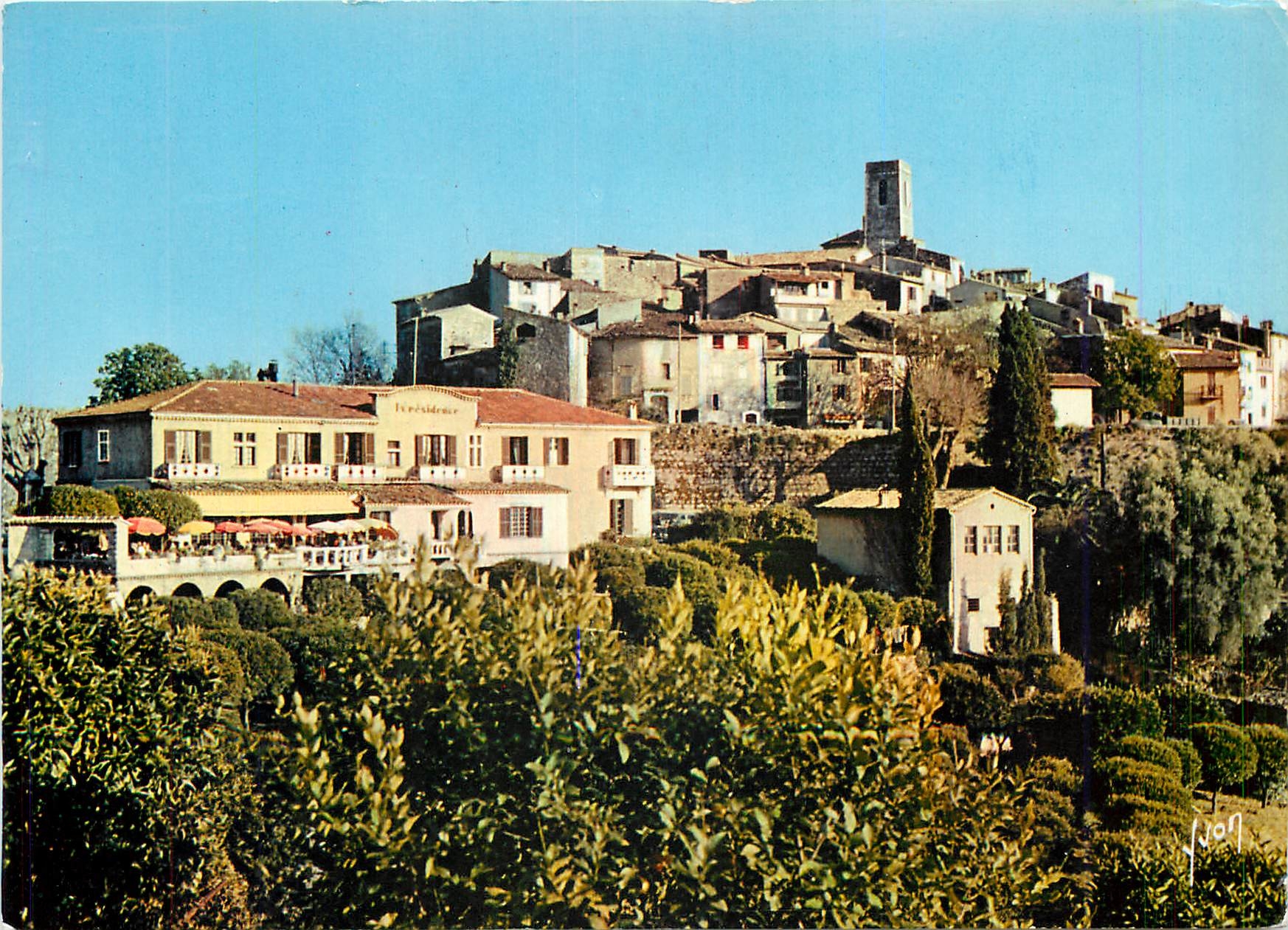 CPM Couleurs et Lumiere de France La Cote d'Azur miracle de la nature Saint Paul de Vence (A M) Vue