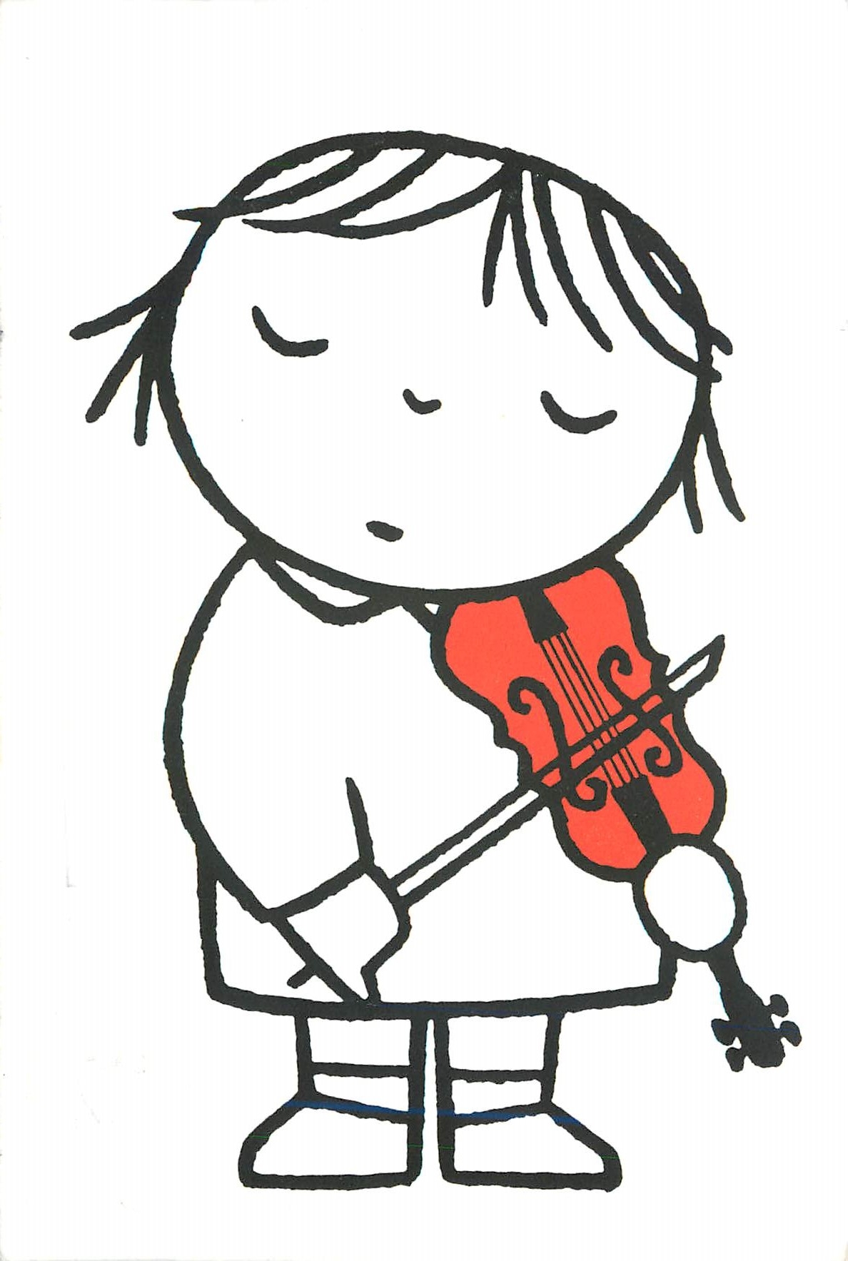 CPM Enfant Violon Musique