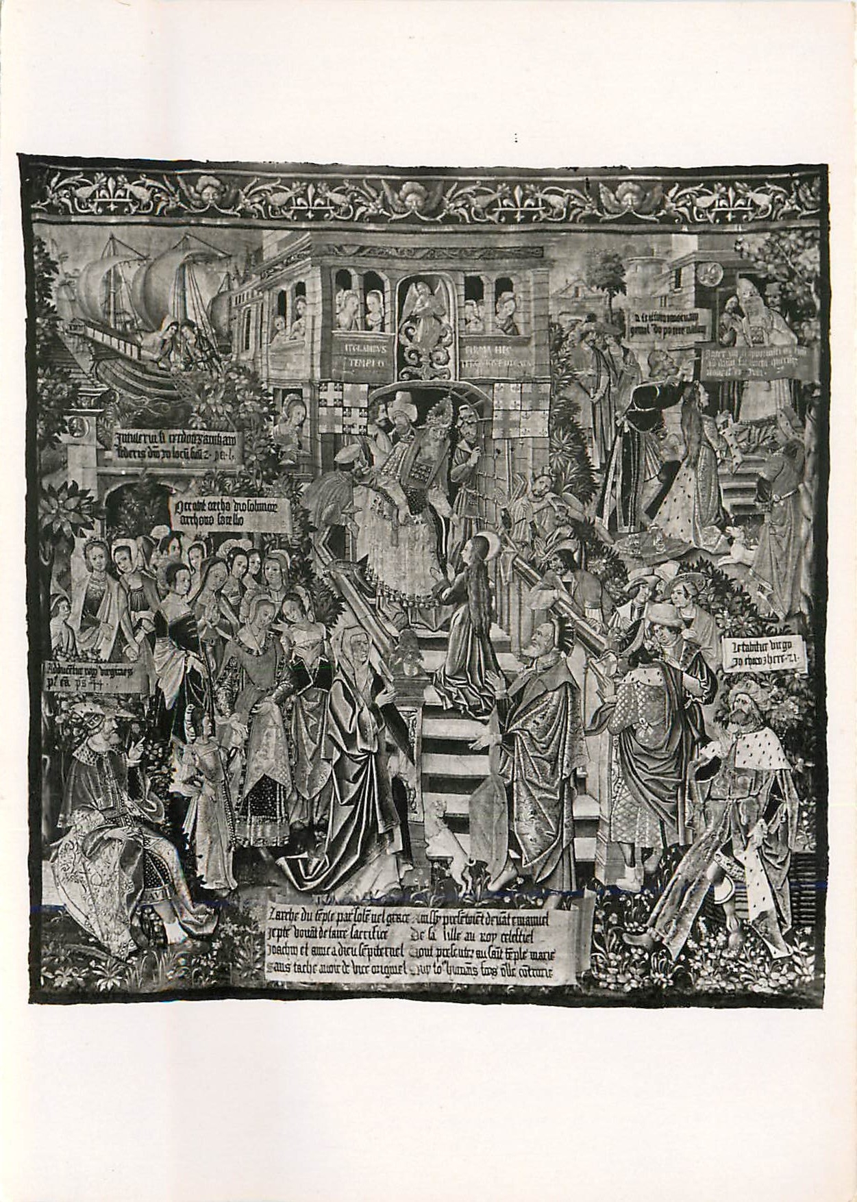 CPM Histoire de la Vierge (Suite de 17 Tapisseries) Ateliers remois debut XVIe s Presentation de Mar