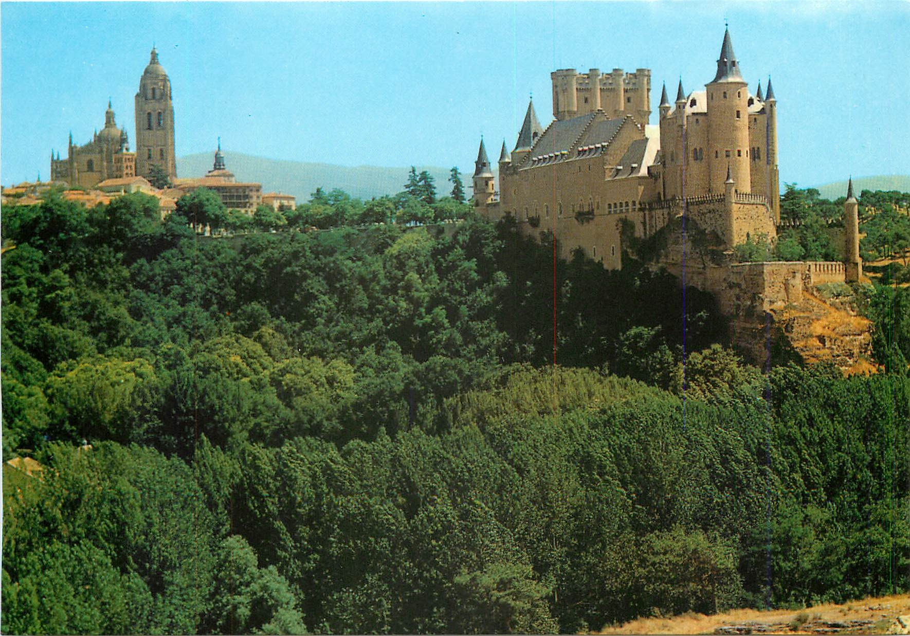 CPM Segovia Alcazar et Cathedrale