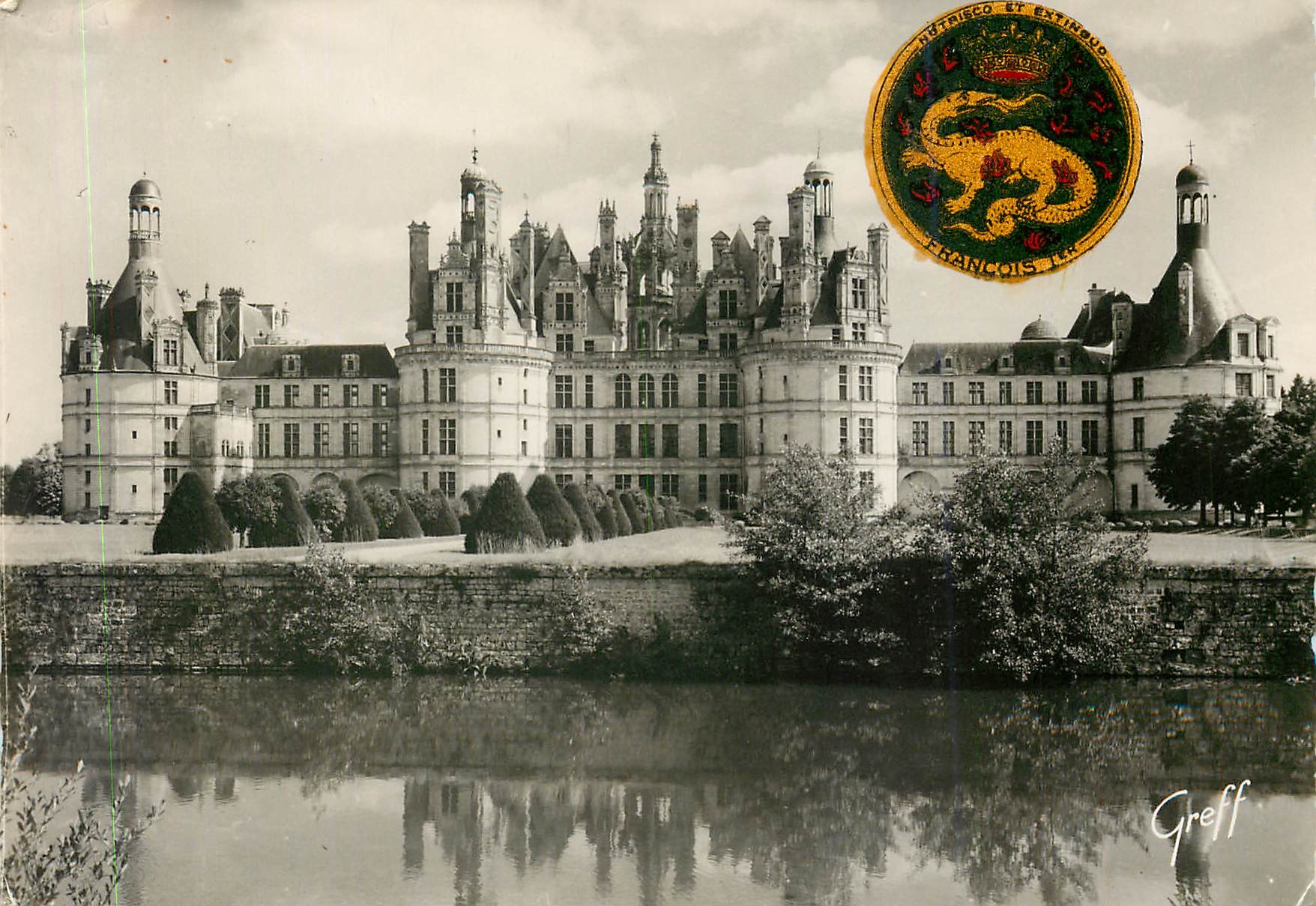 CPM Chateaux de la Loire Chambord (Loir et Cher) Facade Nord Salamandre
