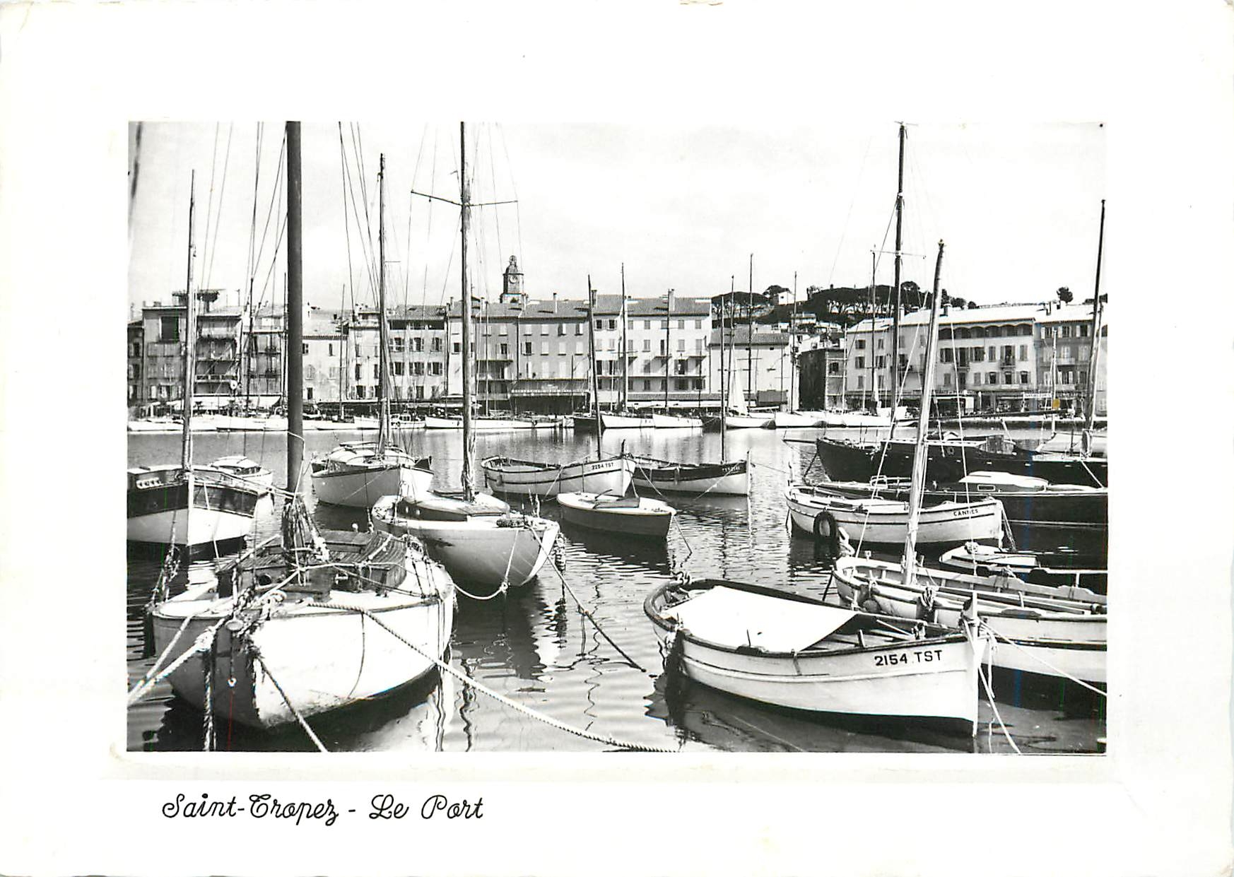 CPM Le Plus Beau Golfe de la Cote d'Azur Saint Tropez (Var) Le Pont Bateaux