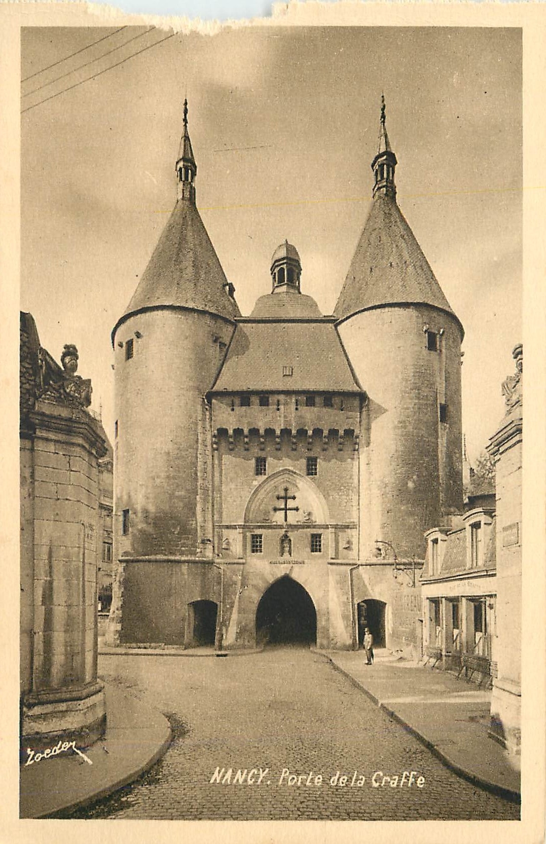 CPA Nancy La Coquette Le Dieux Nancy La Porte de la Graffe