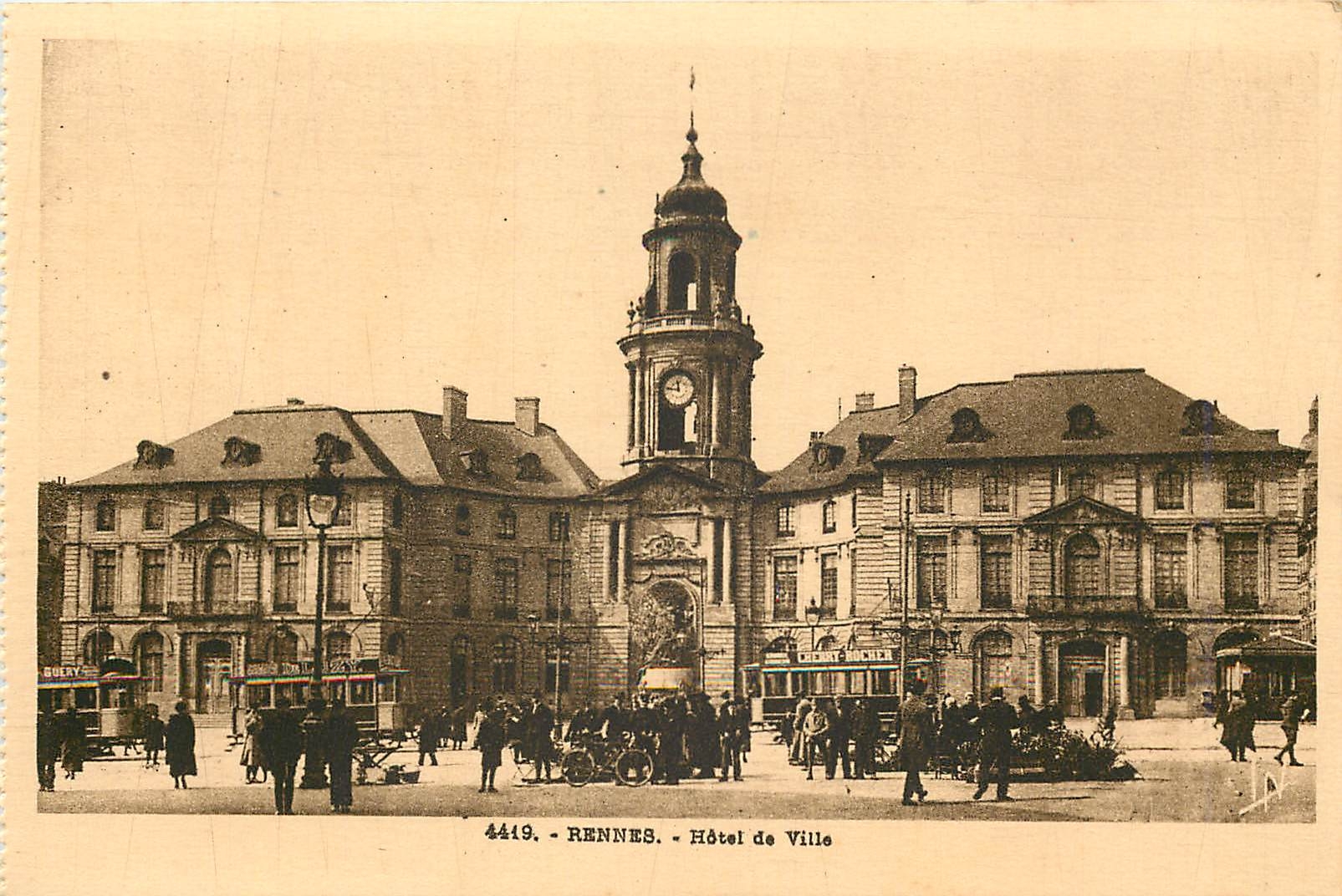 CPA Rennes Hotel de Ville
