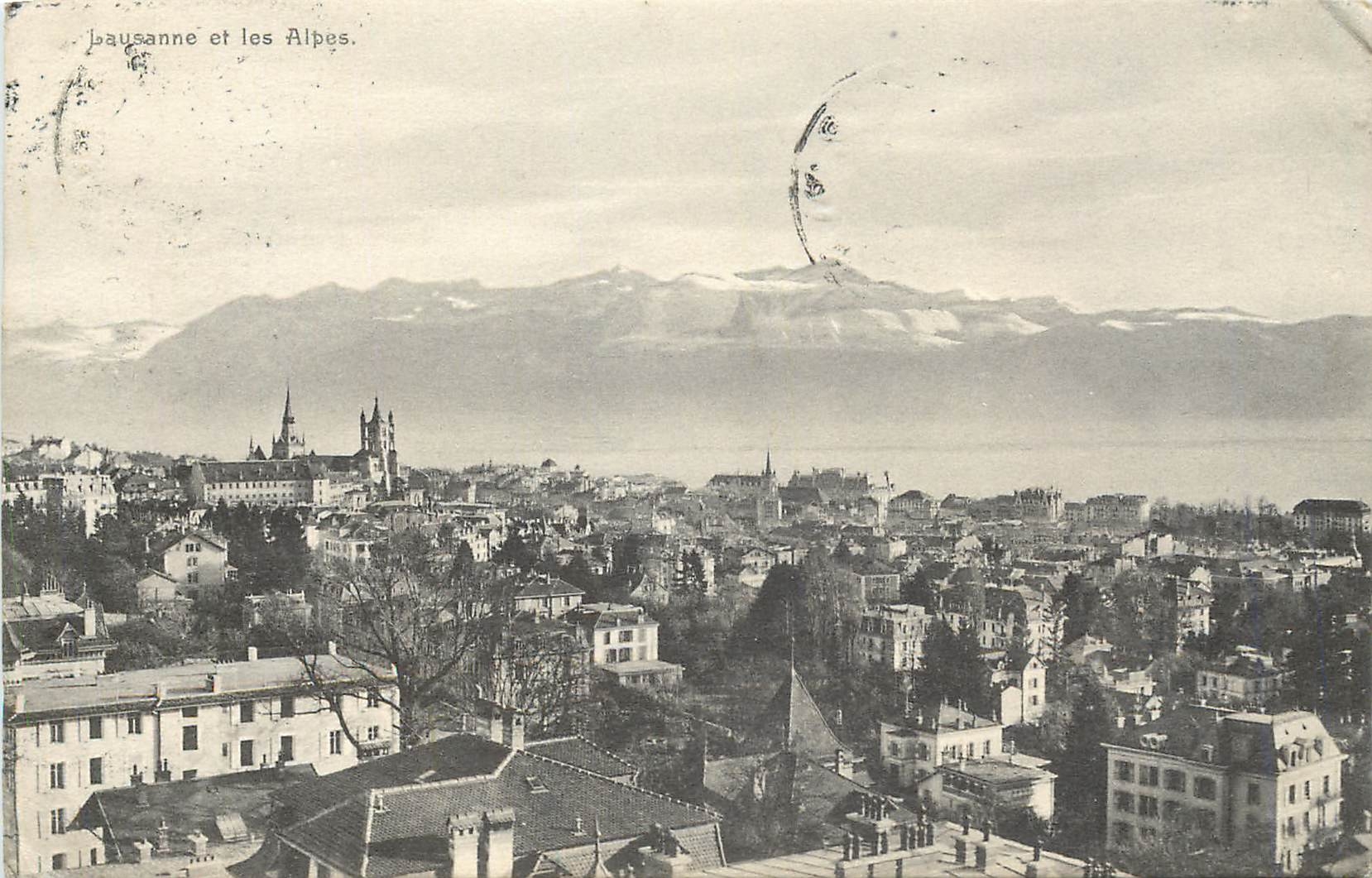 CPA Lausanne et les Alpes