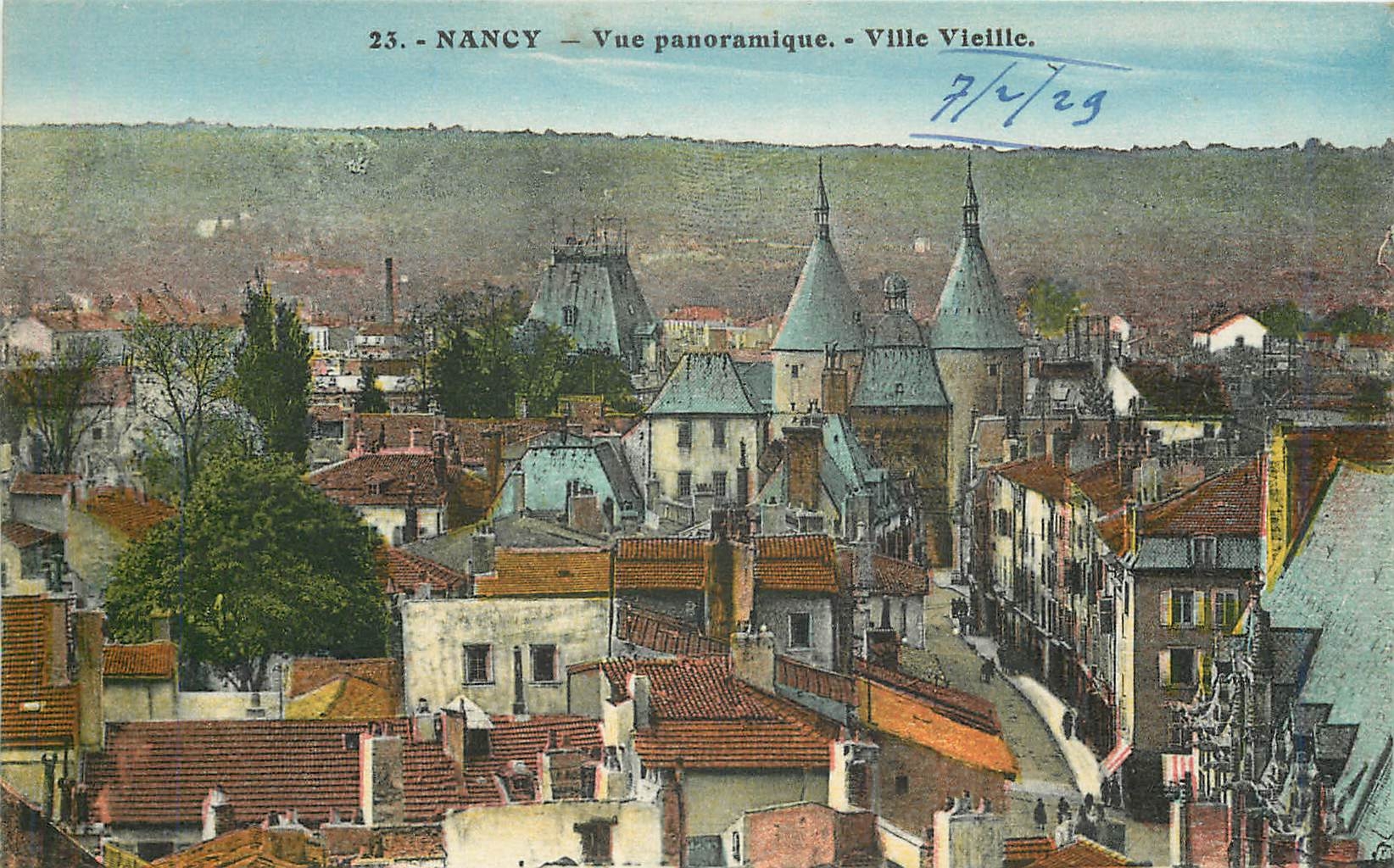 CPA Nancy Vue Panoramique ville Vieille