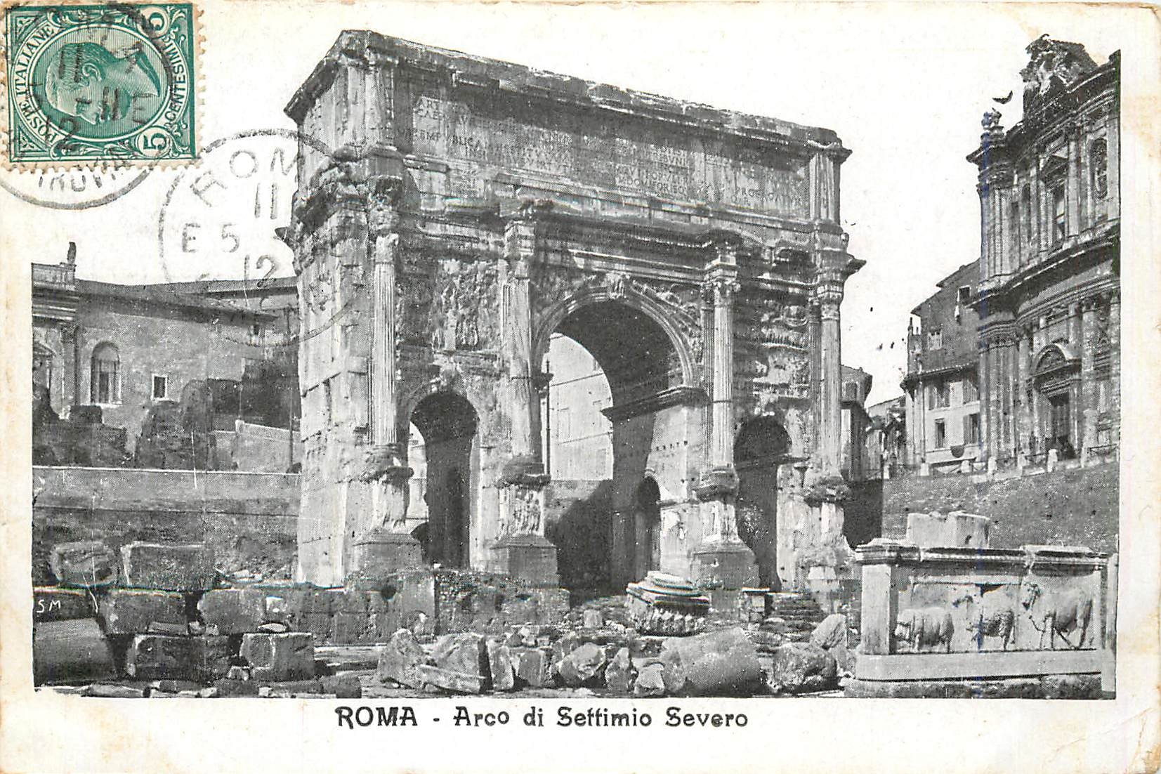 CPA Roma Arco du Settimio Severo