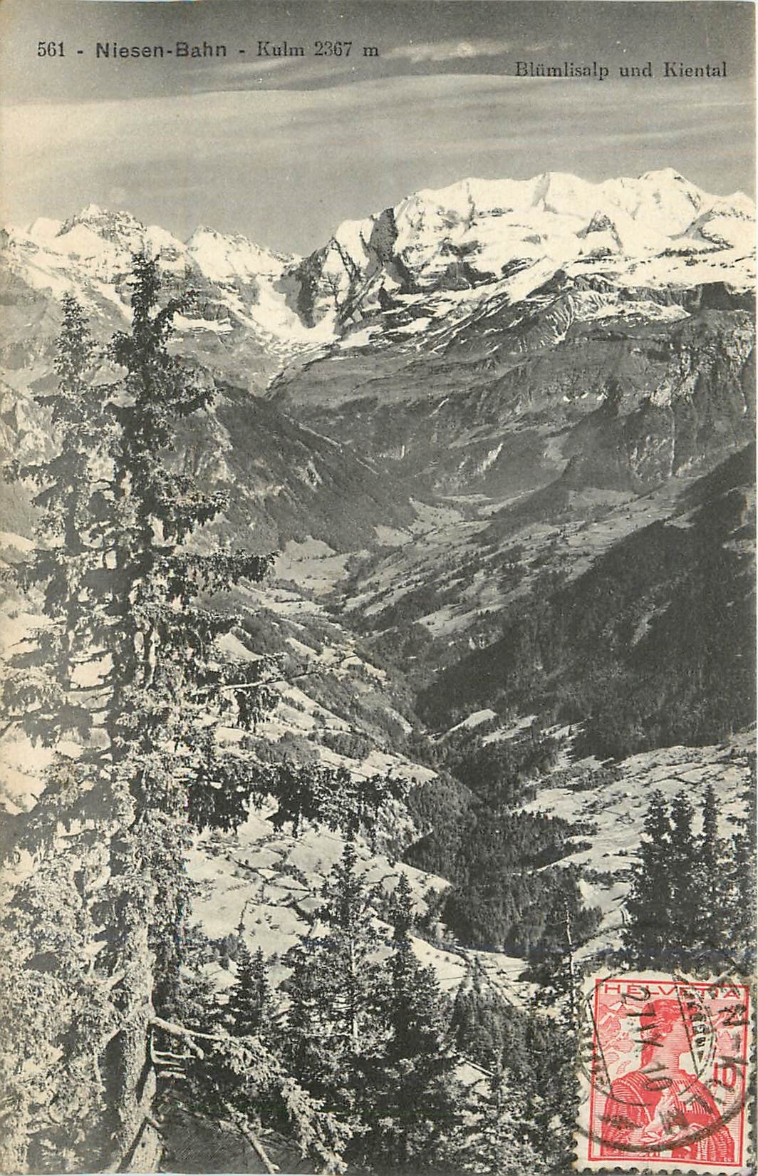 CPA Niesen Bahn Kulm 2367 m