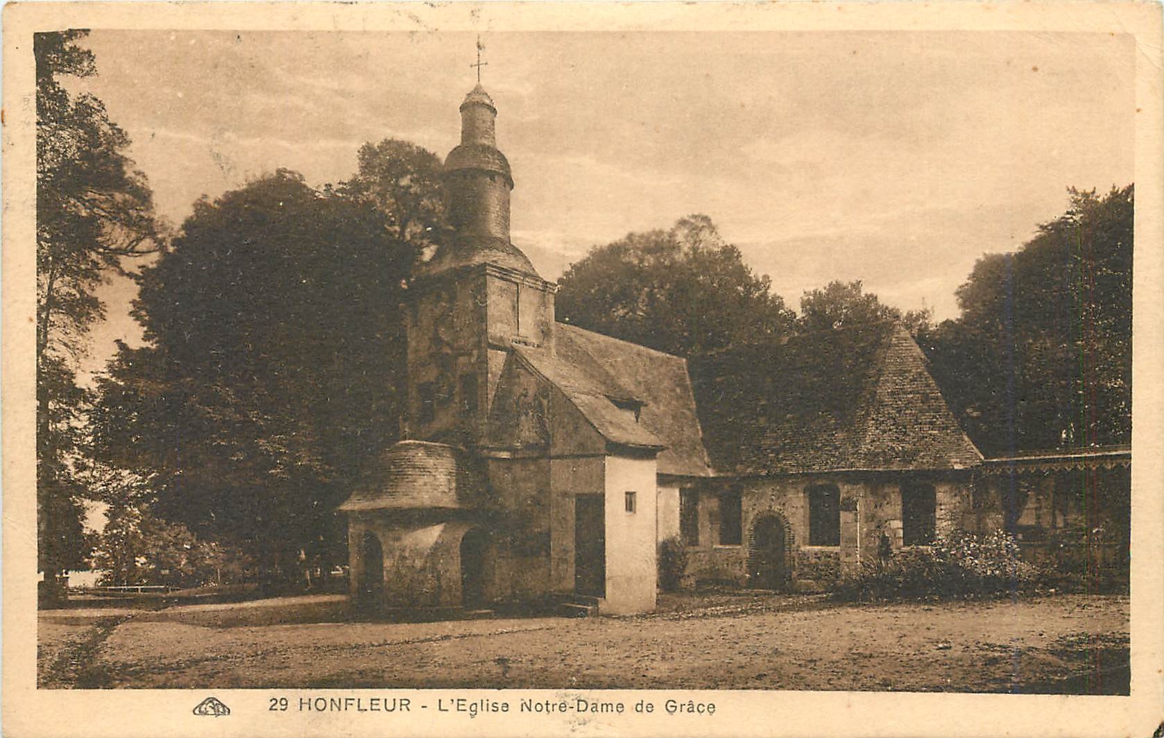 CPA Honfleur l'Eglise N D de Grace