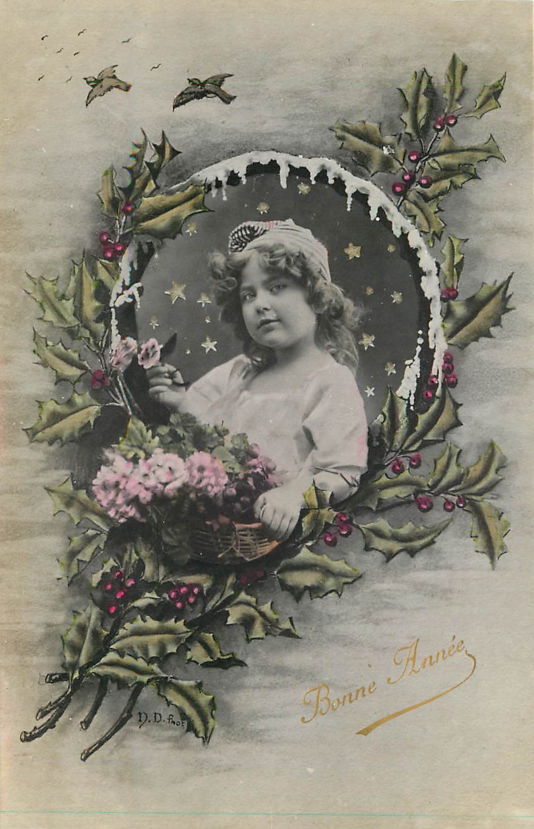 CPA Bonne Annee  Enfant