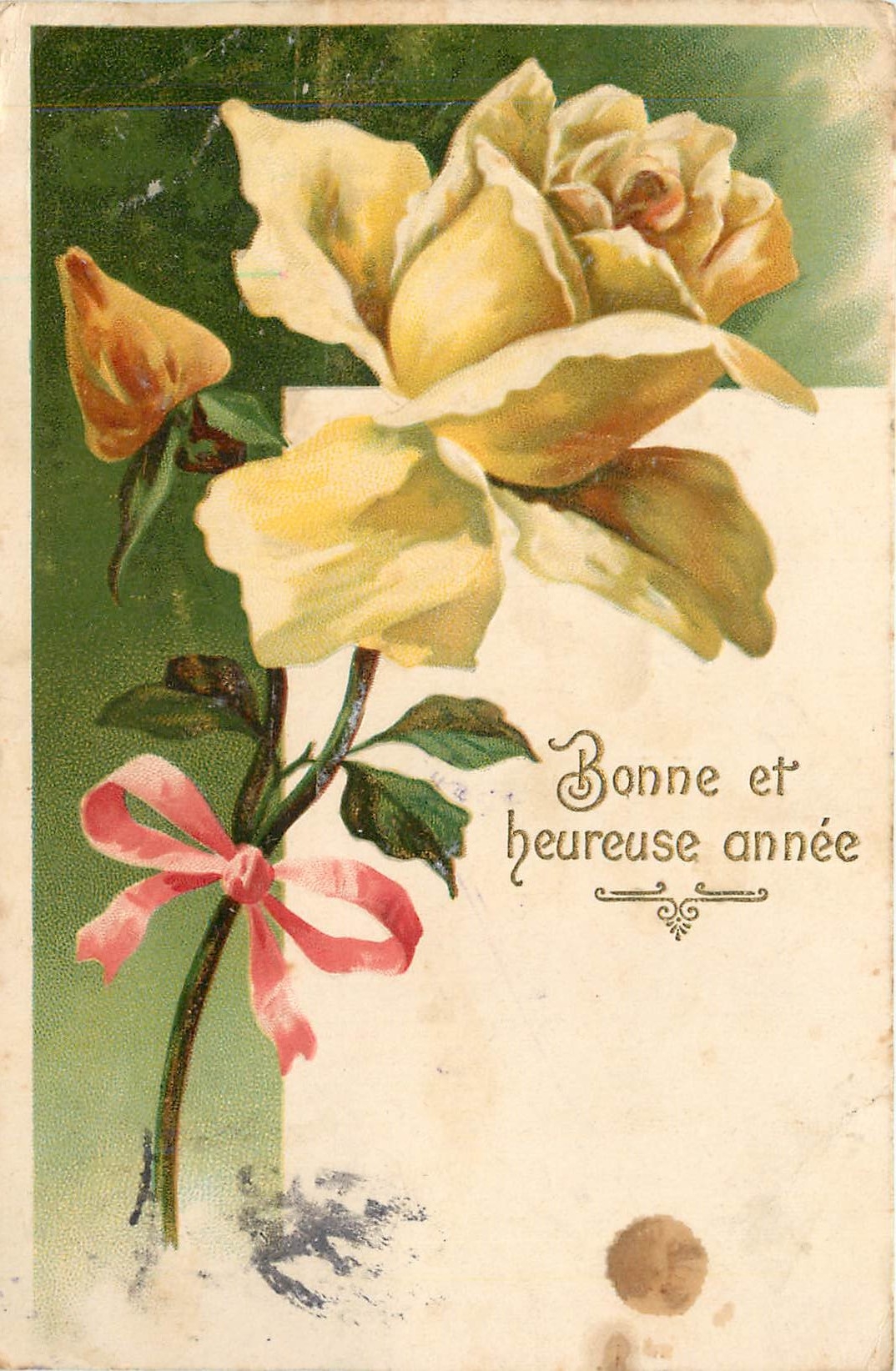 CPA Bonne et heureuse annee 