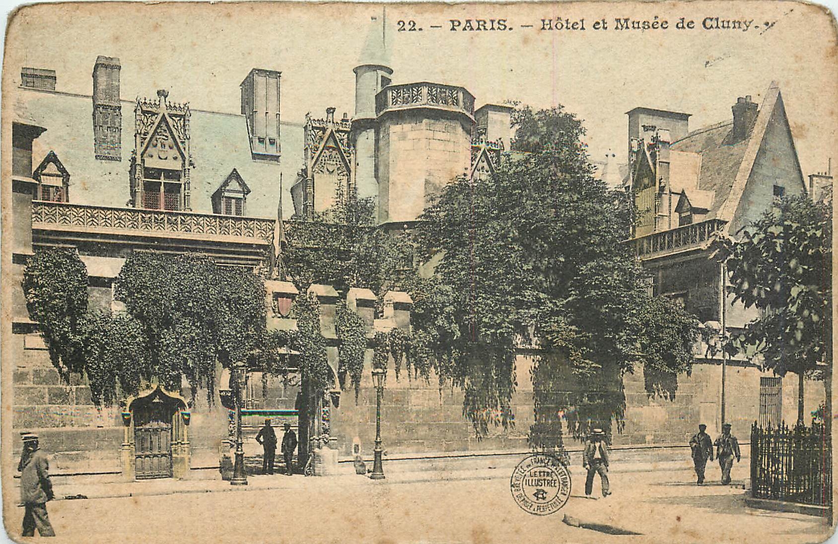 CPA Paris Hotel et Musee de Cluny 