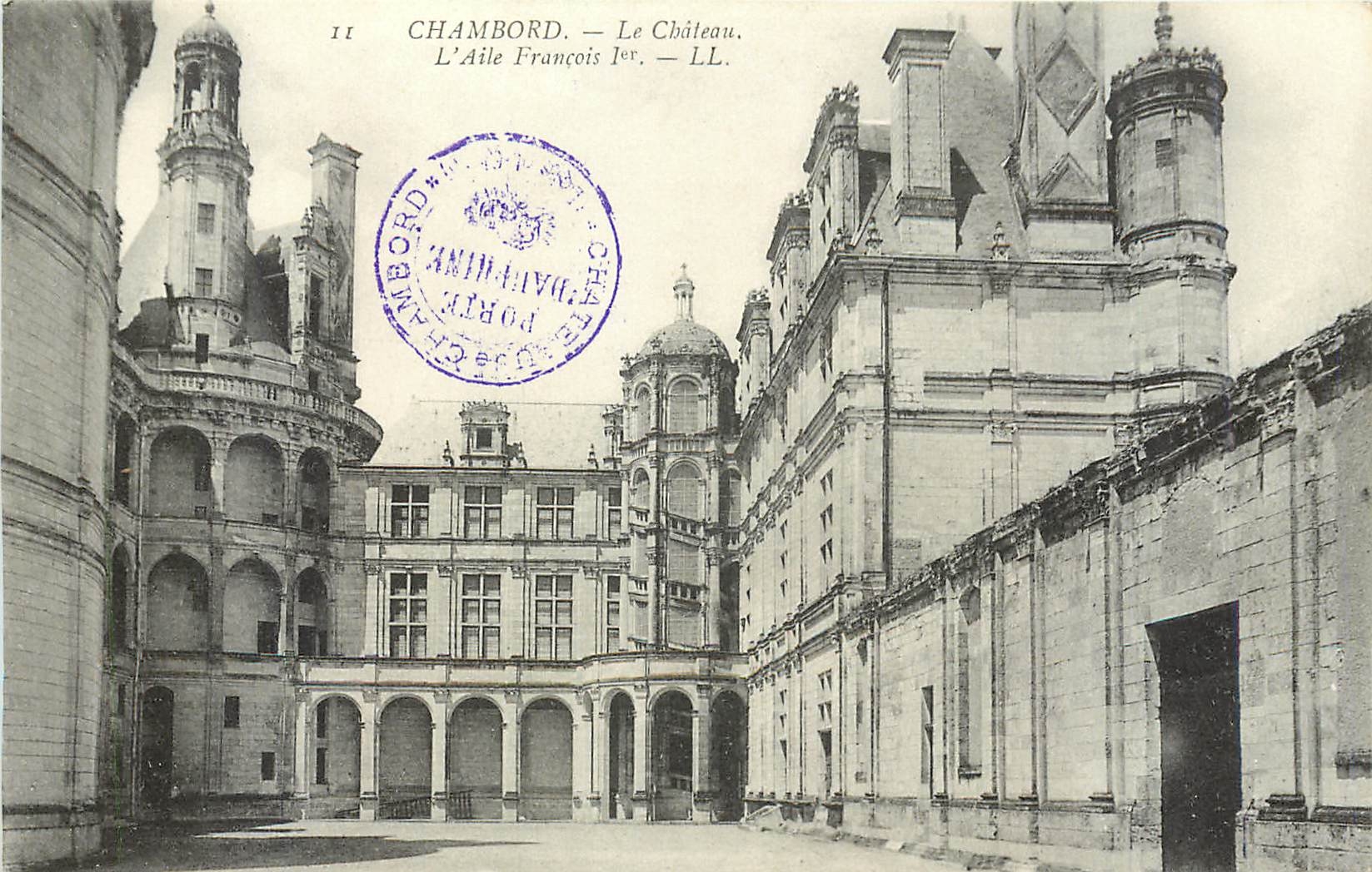 CPA Chambord Le Chateau L'Aile Francois 1er 