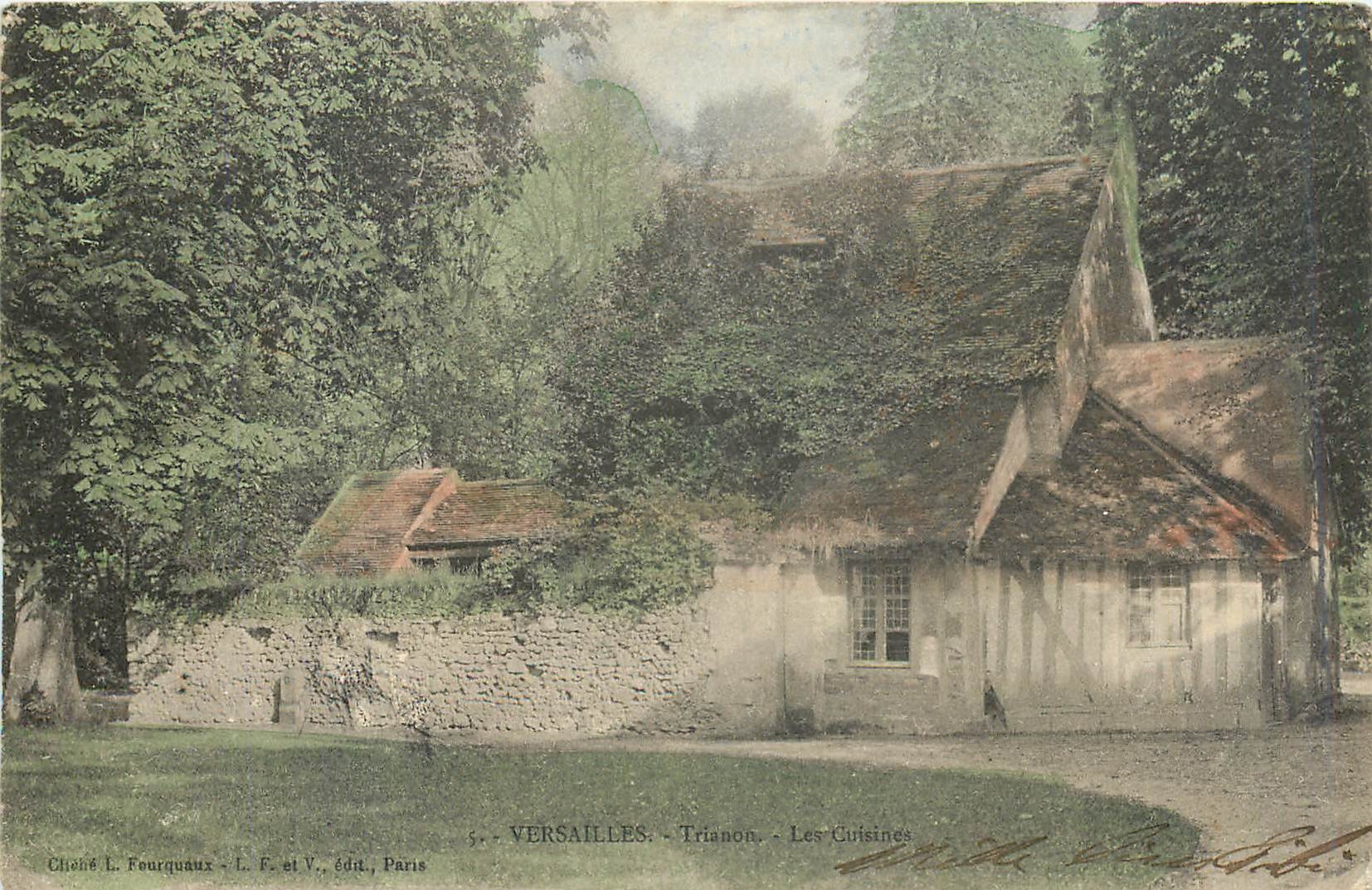 CPA Versailles Trianon Les cuisines