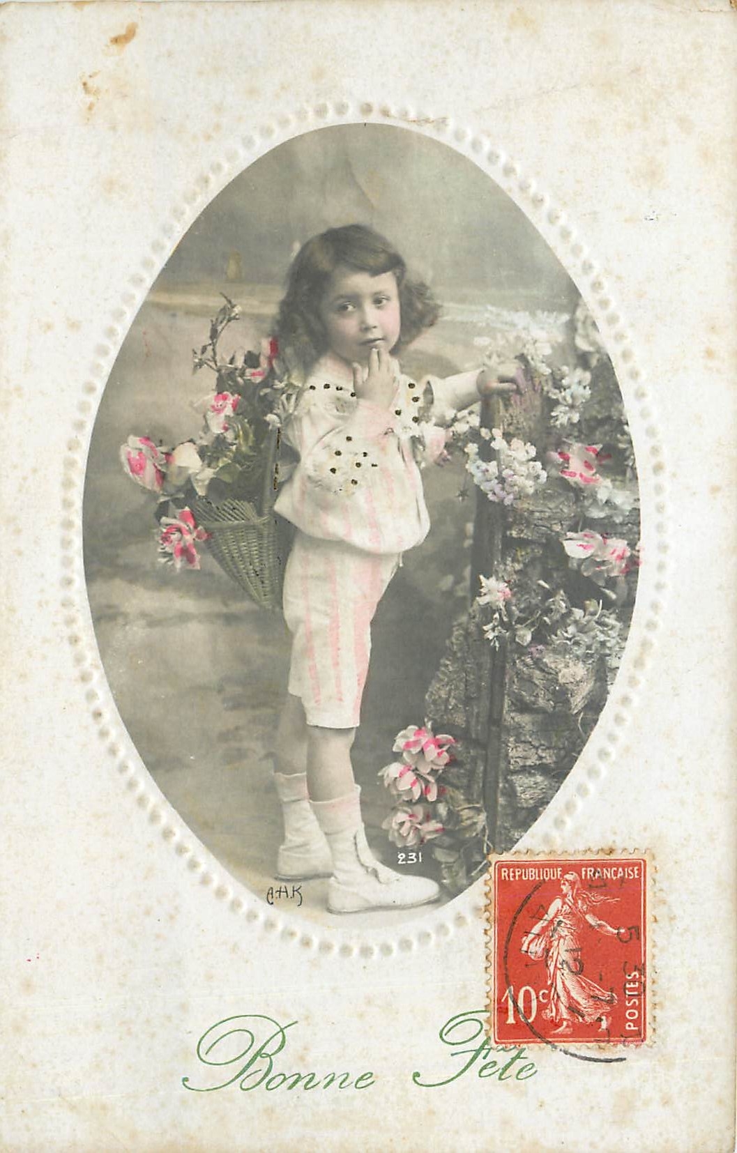 CPA Bonne Fete Enfant