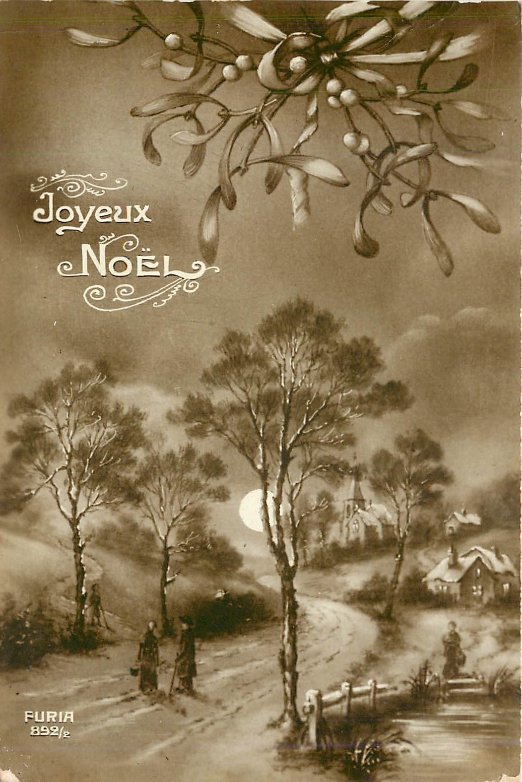 CPA Joyeux Noel 