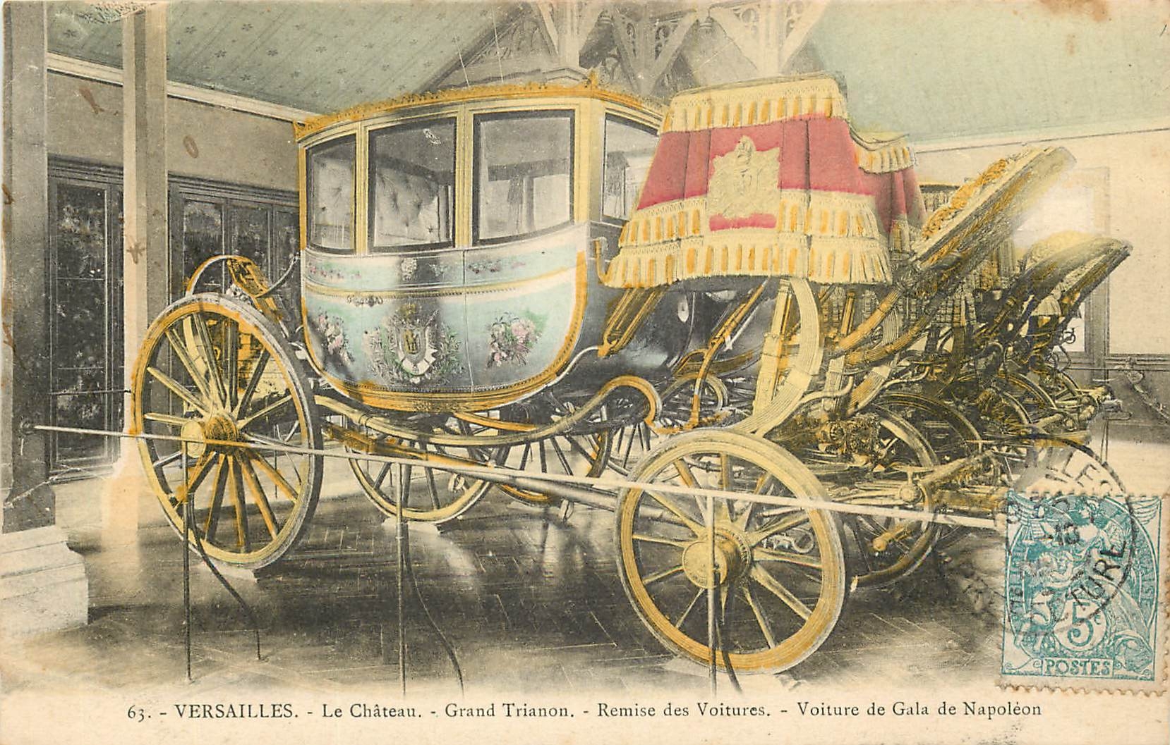 CPA Versailles Le Chateau Grand Trianon Remise des Voitures