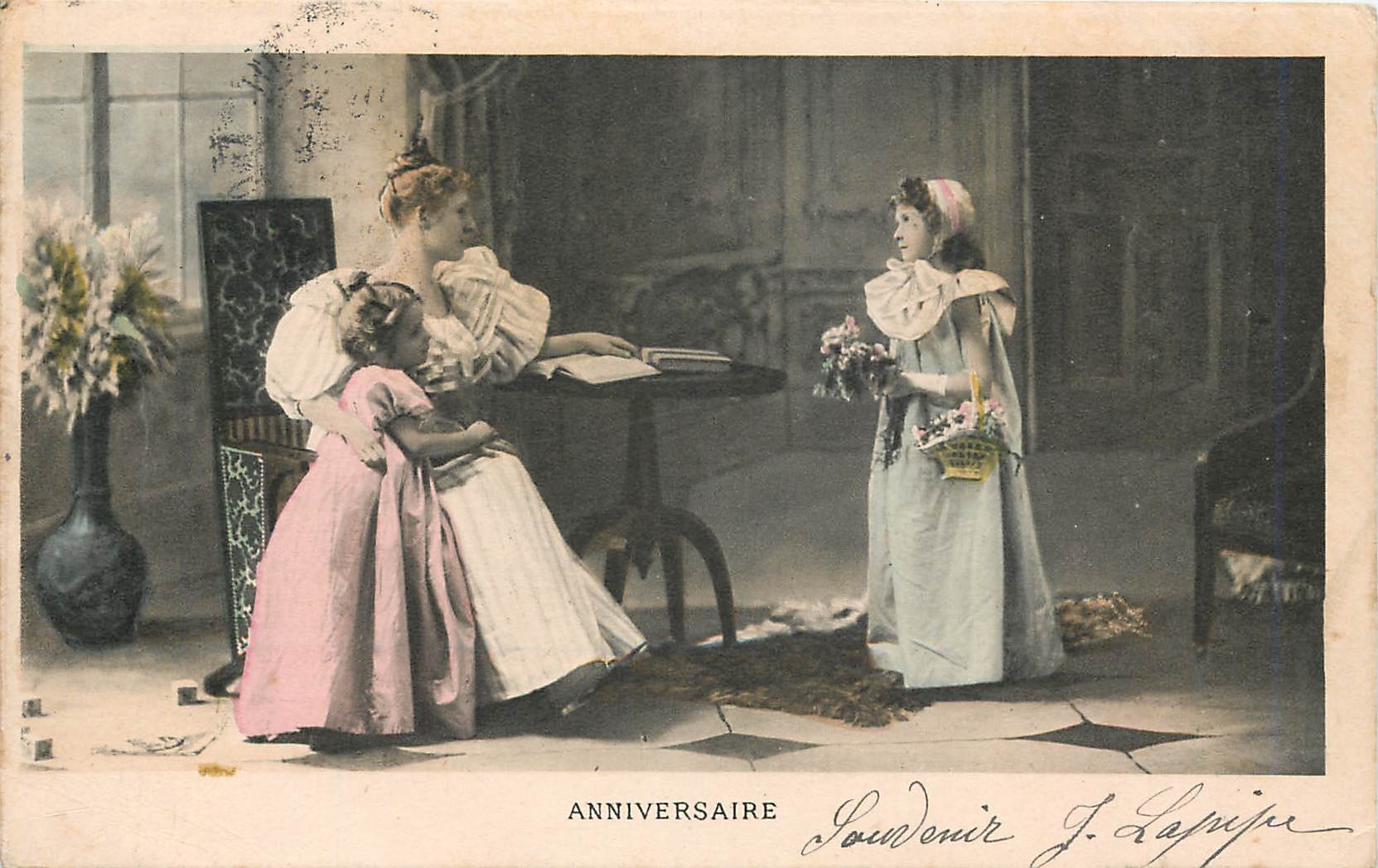 CPA Anniversaire Enfants