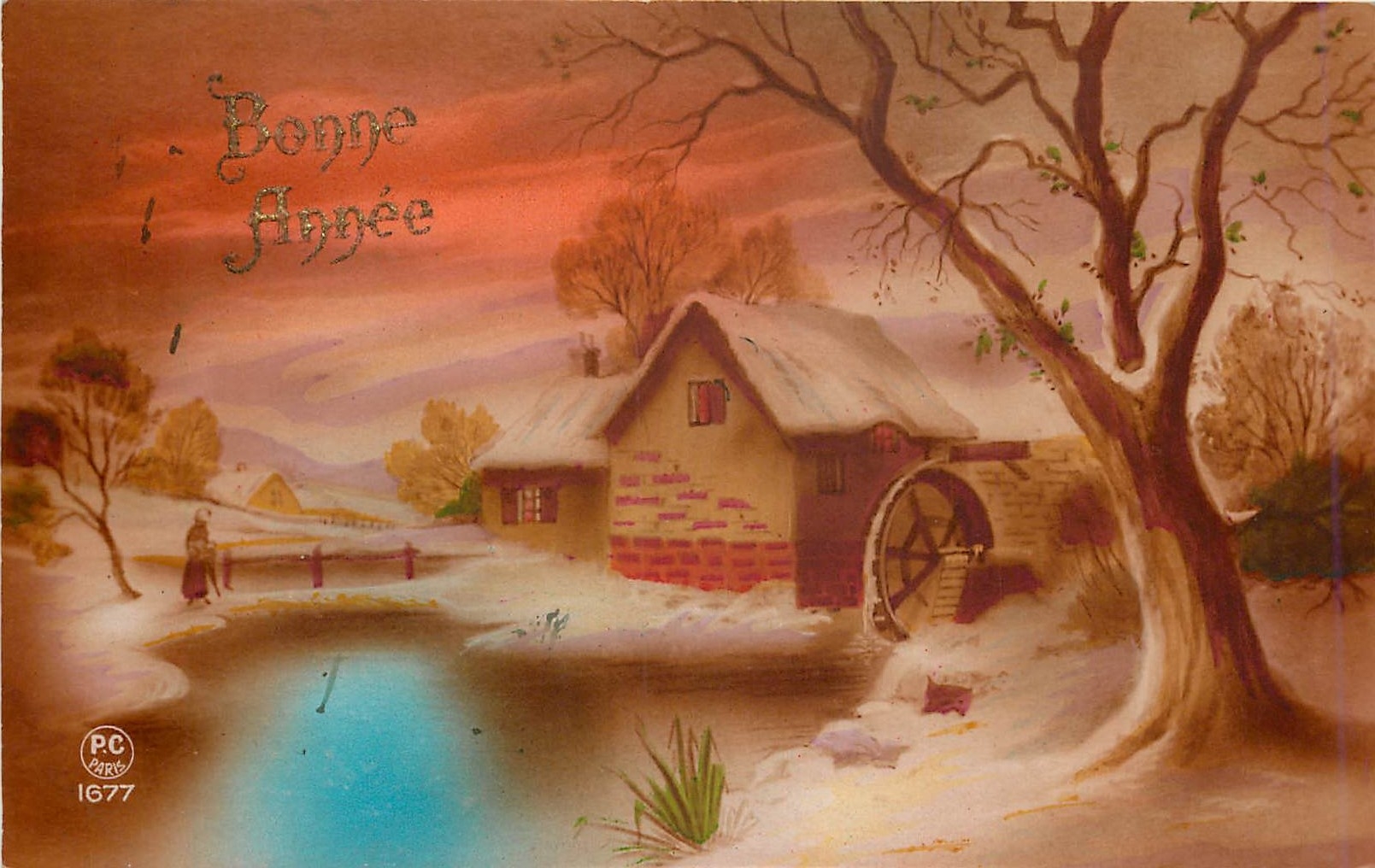 CPA Bonne Annee 