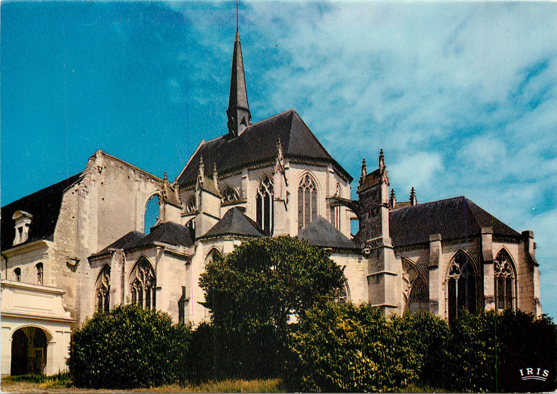 CPM Pontlevoy Entree de l'Abbaye et de la Chapelle