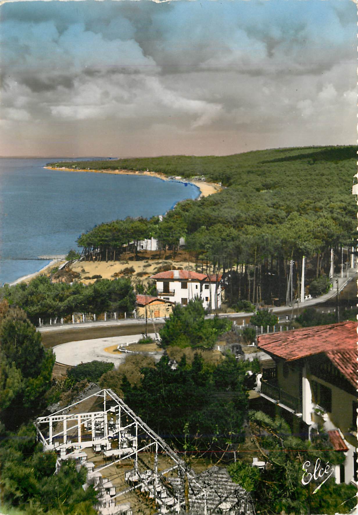 CPM Bassin d'Arcachon Gironde Le Pyla La Route de la Corniche et la Foret 