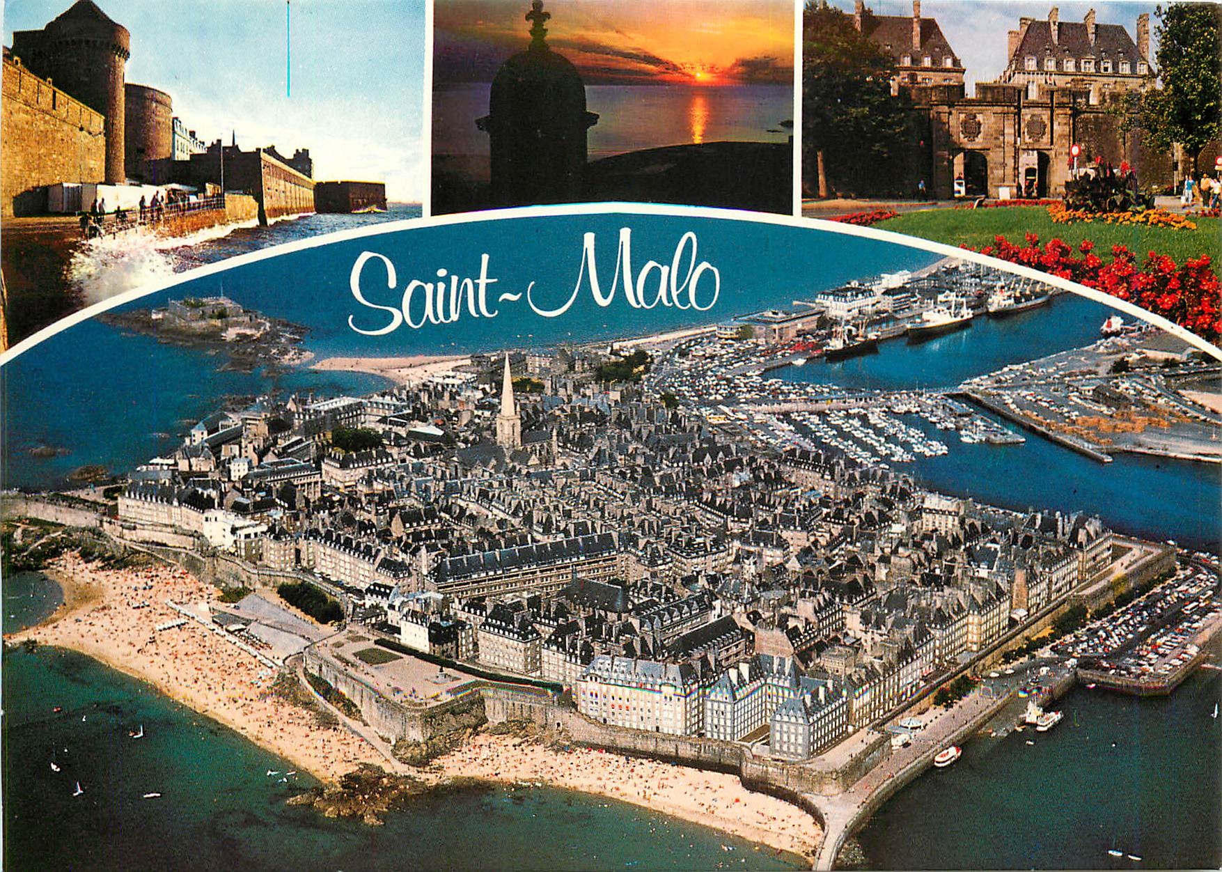 CPM La Cote D'Emeraude Saint Malo Cite Corsaire 