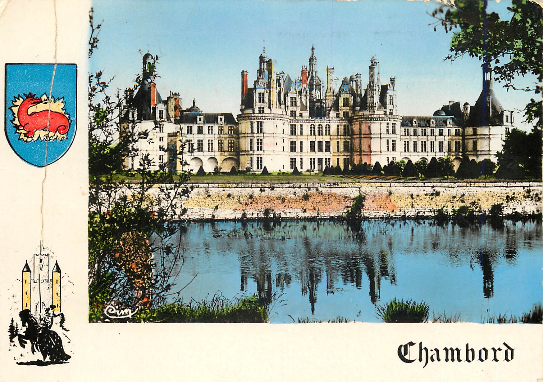 CPM En Tourraine Les Chateaux de la Loire Chambord L et Ch Le Chateau facade Nord