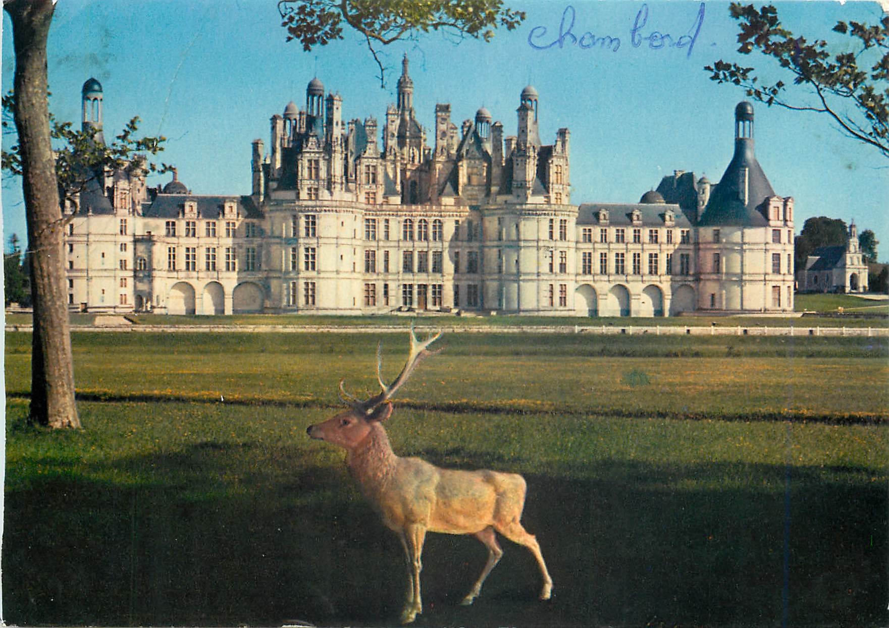 CPM Chateaux de la Loire Chambord L et C Le plus vaste des Chateaux de la Loire