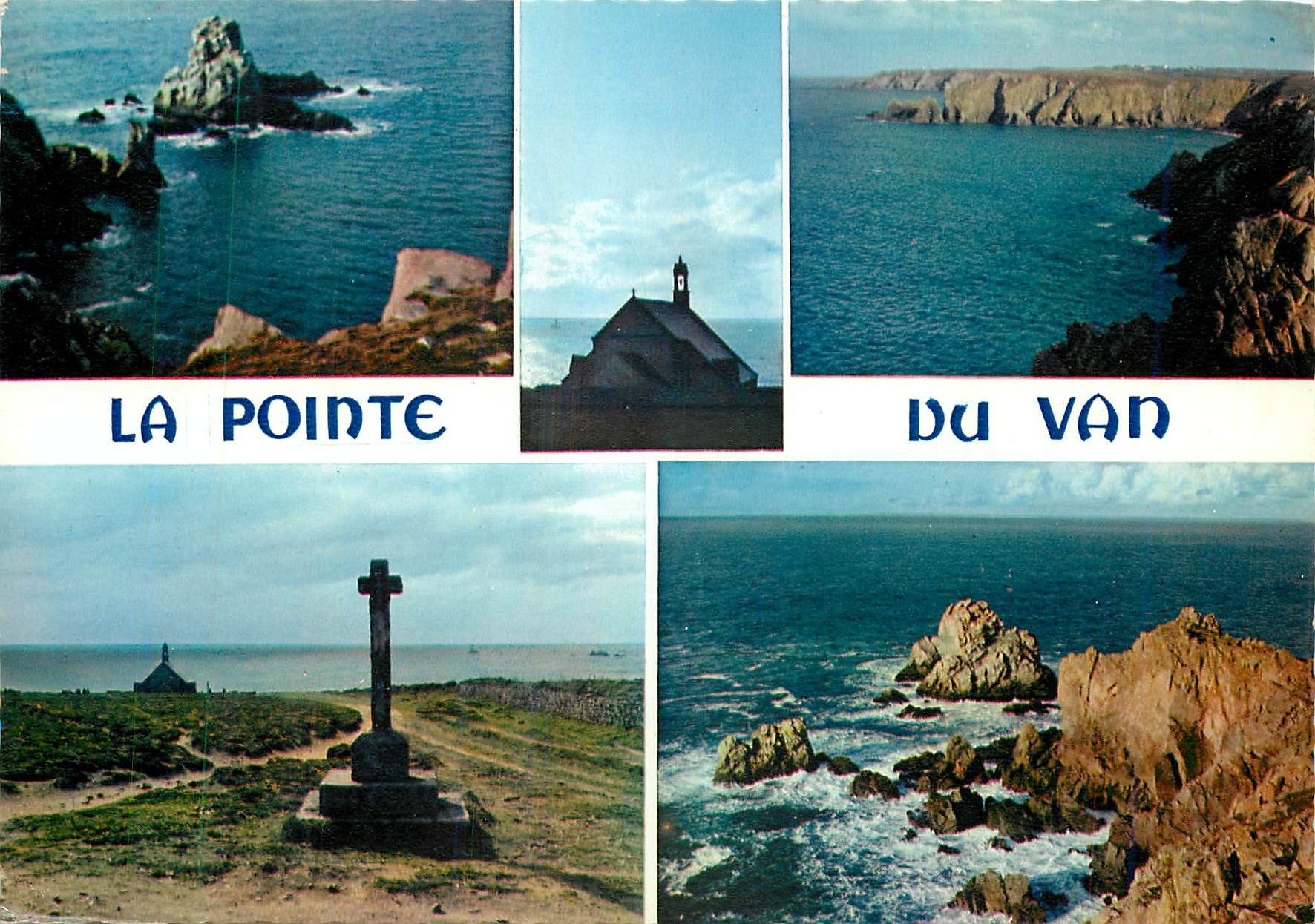 CPM La Pointe du Van et la Chapelle Saint They Finistere