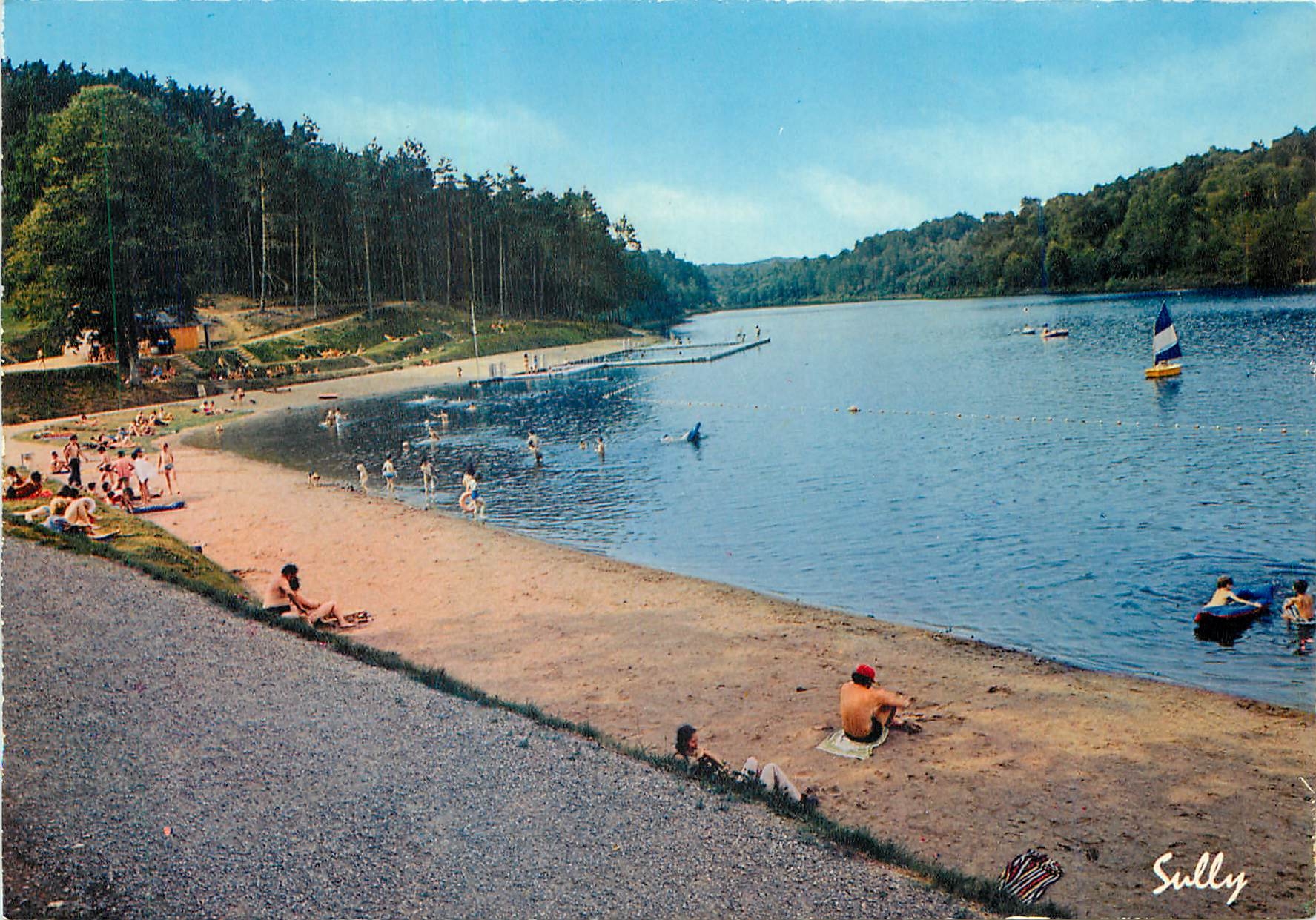 CPM Soursac Correze La piscine 