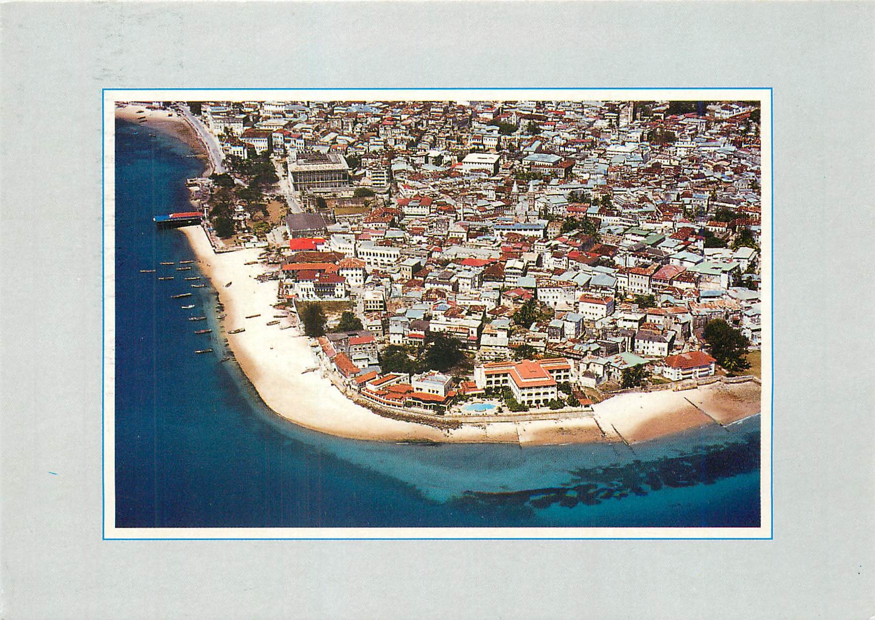 CPM Zanzibar Aerial View of Zanzibar Stone Town
