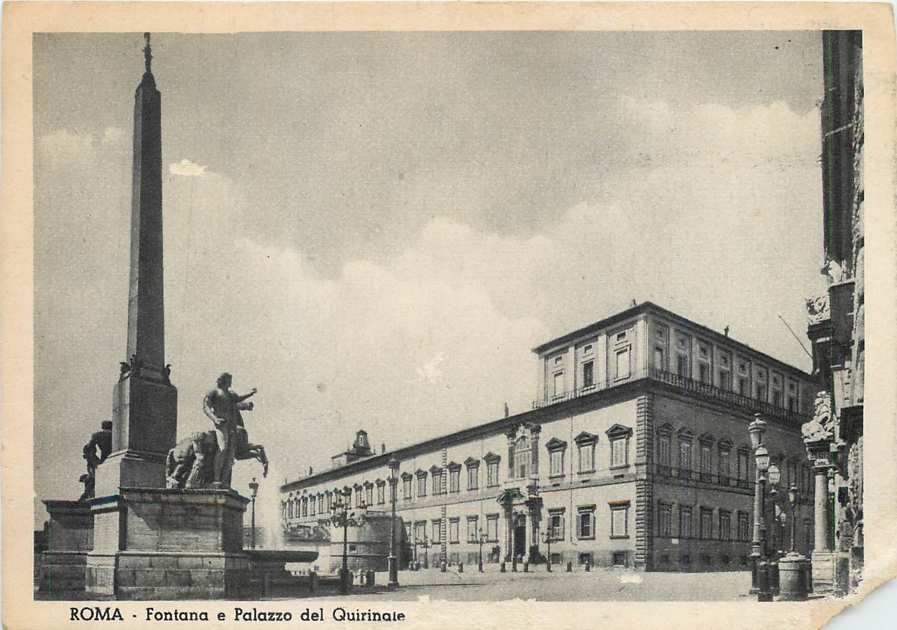 CPM Roma Fontana e Palazzo del Quirinaie 