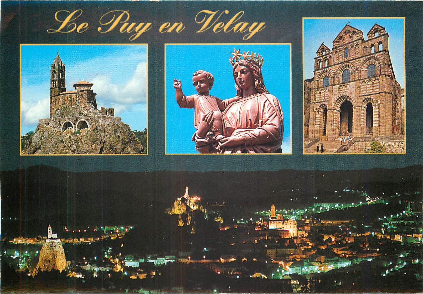 CPM Le Puy en Velay Haute Loire Depart des chemins de Saint Jacques 